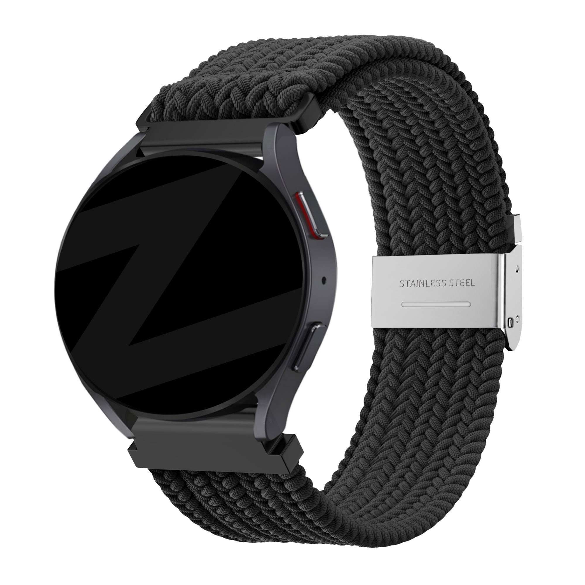 Bandz Garmin Venu 4 - 45mm Woven Nylon Strap (Black)