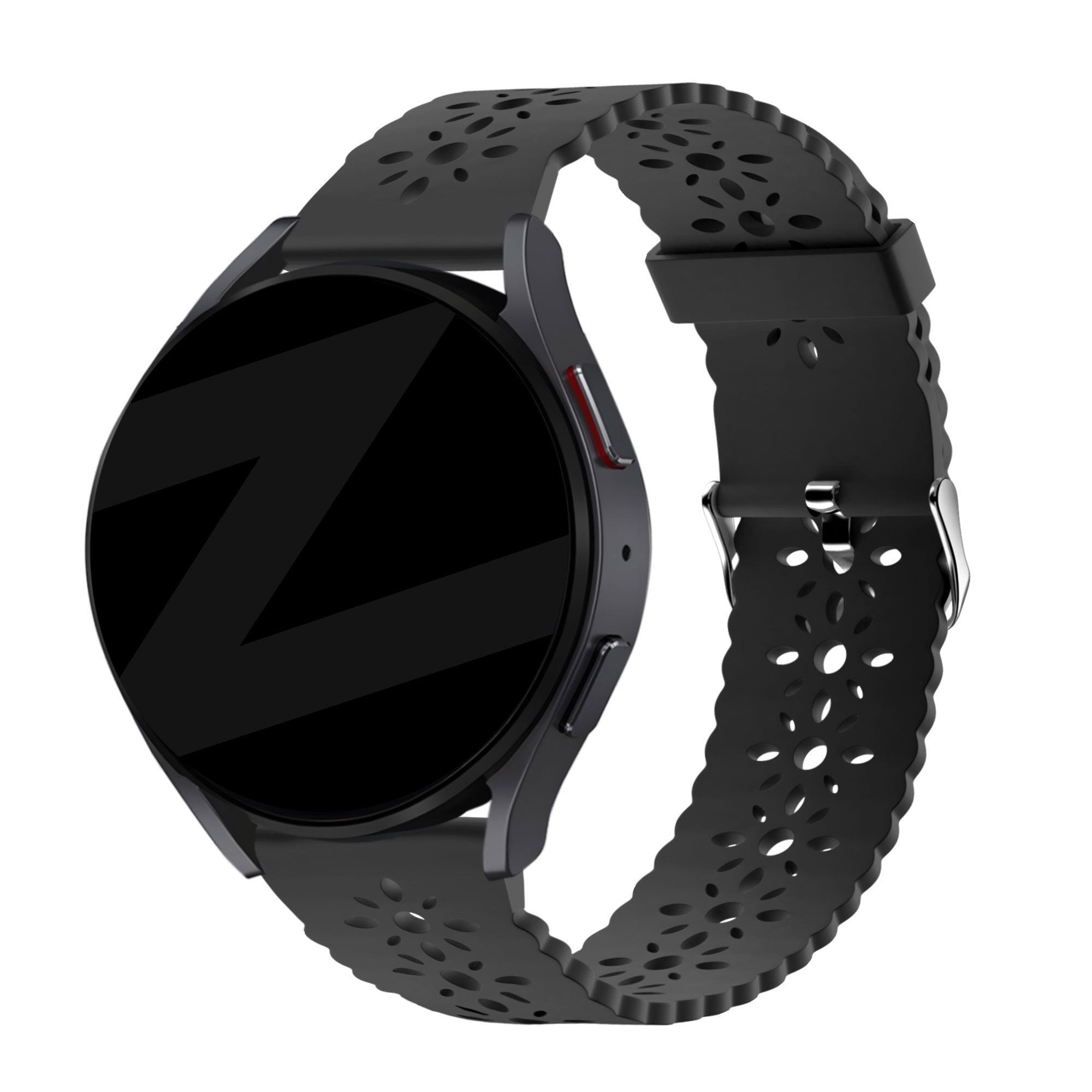 Bandz Coros Apex 2 Patterned Silicone Strap (Black)