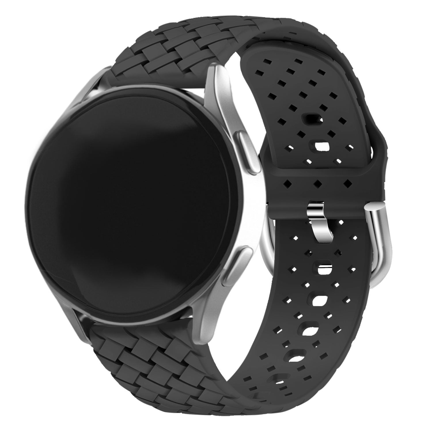Withings Steel HR Sport Geflochtenes Silikonarmband (Schwarz)