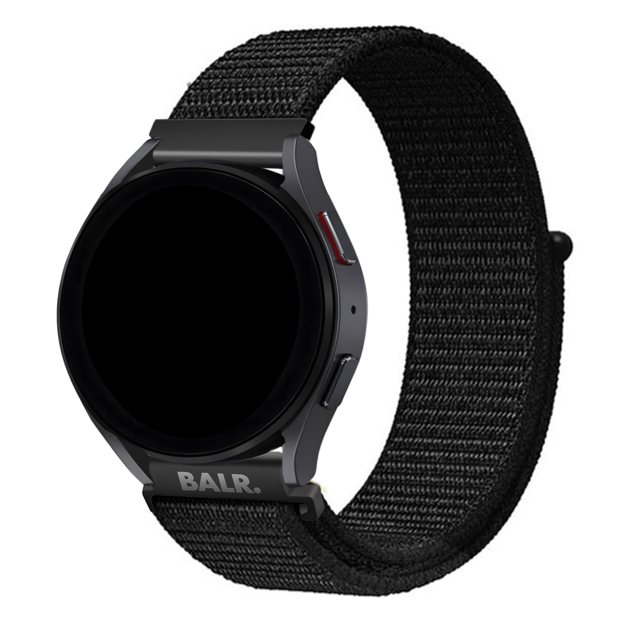 BALR Samsung Galaxy Watch 46mm Nylonarmband (Schwarz)