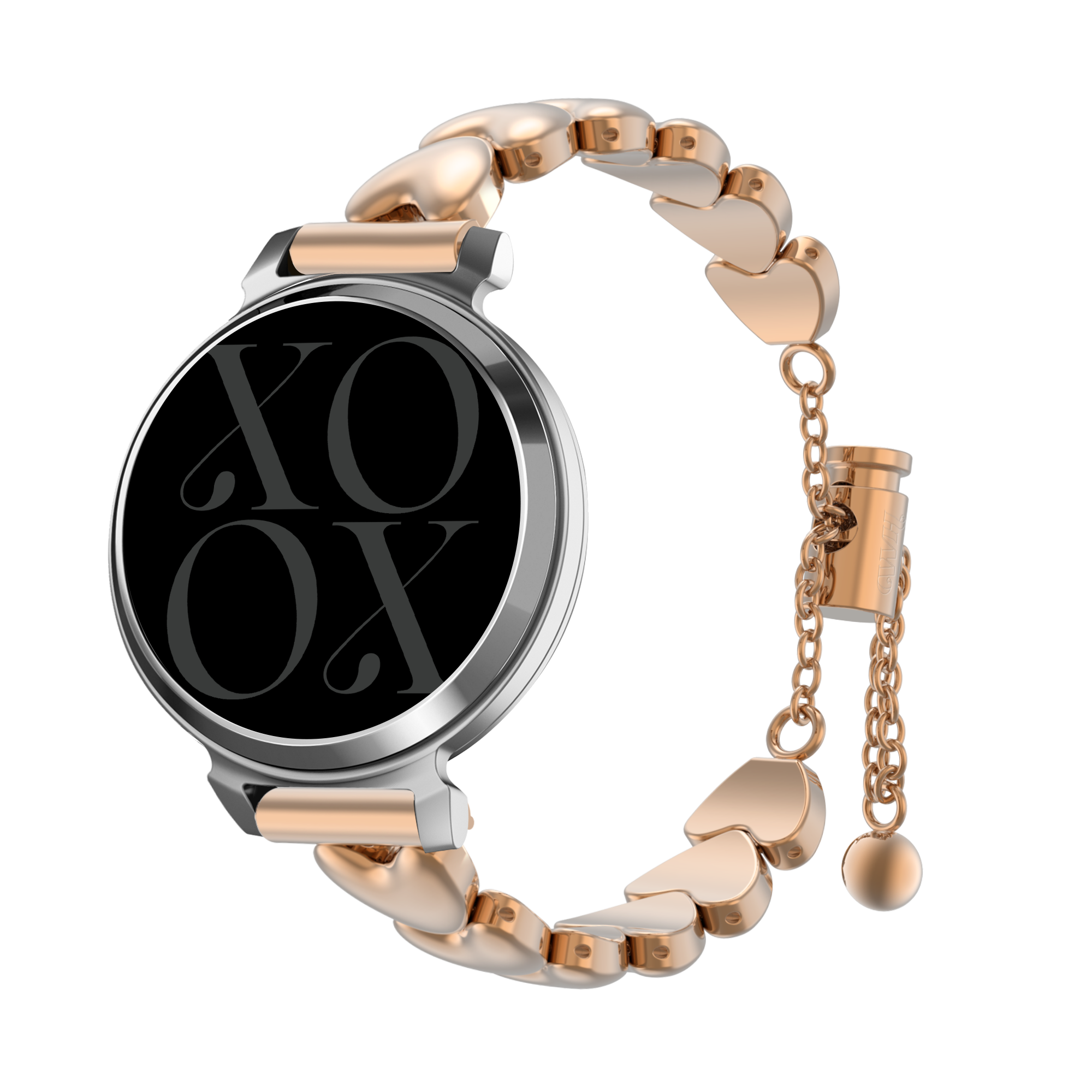 xoxo Wildhearts Correa acero 'hearts' Garmin Lily 2 (oro rosado)