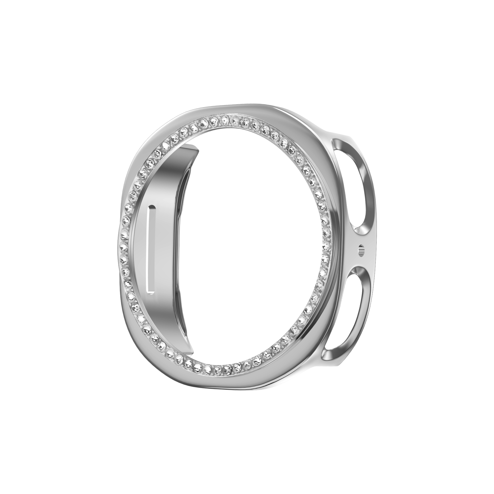 Bandz Funda PC Diamante Samsung Galaxy Watch 8 - 40mm (plateado)