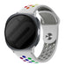 Samsung Galaxy Watch 8 - 44mm Sport Strap (White/Colourful) Samsung Galaxy Watch 8 - 44mm Sport Strap (White/Colourful)
