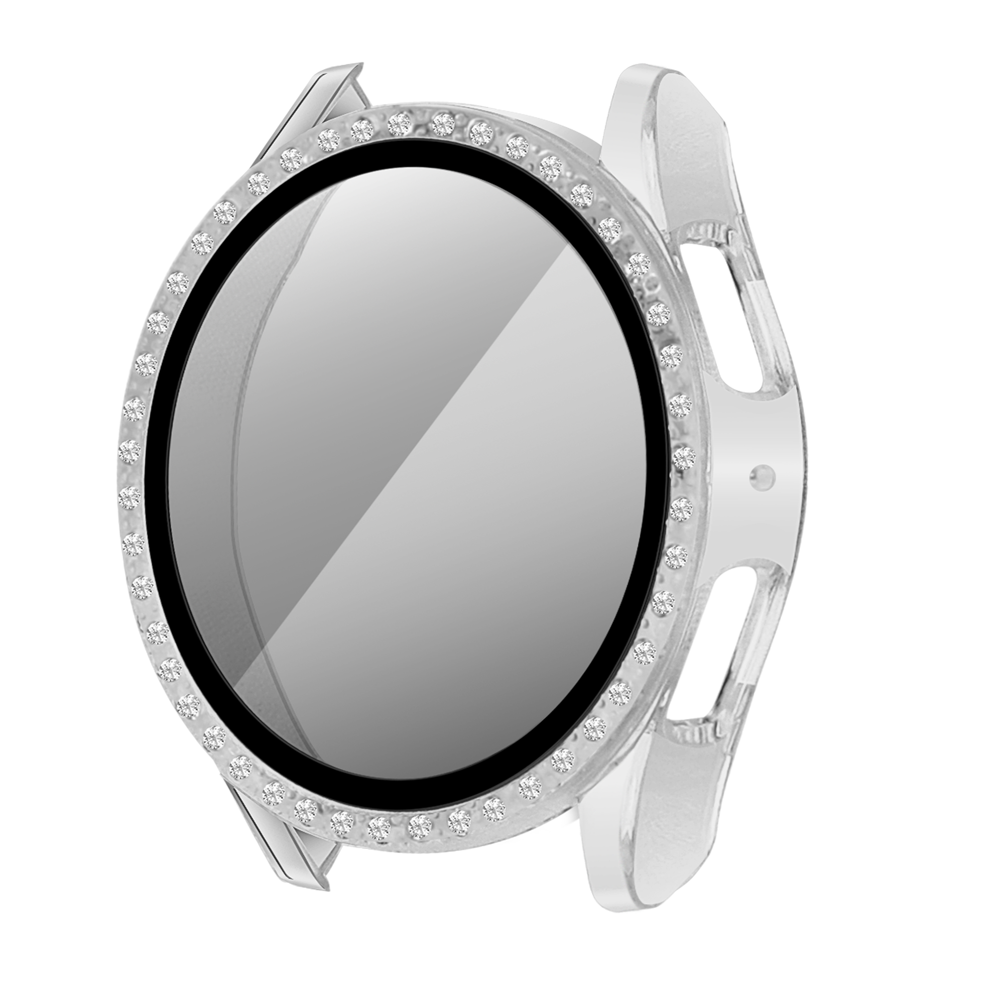 Funda diamante con vidrio Samsung Galaxy Watch 7 - 40mm (transparente)