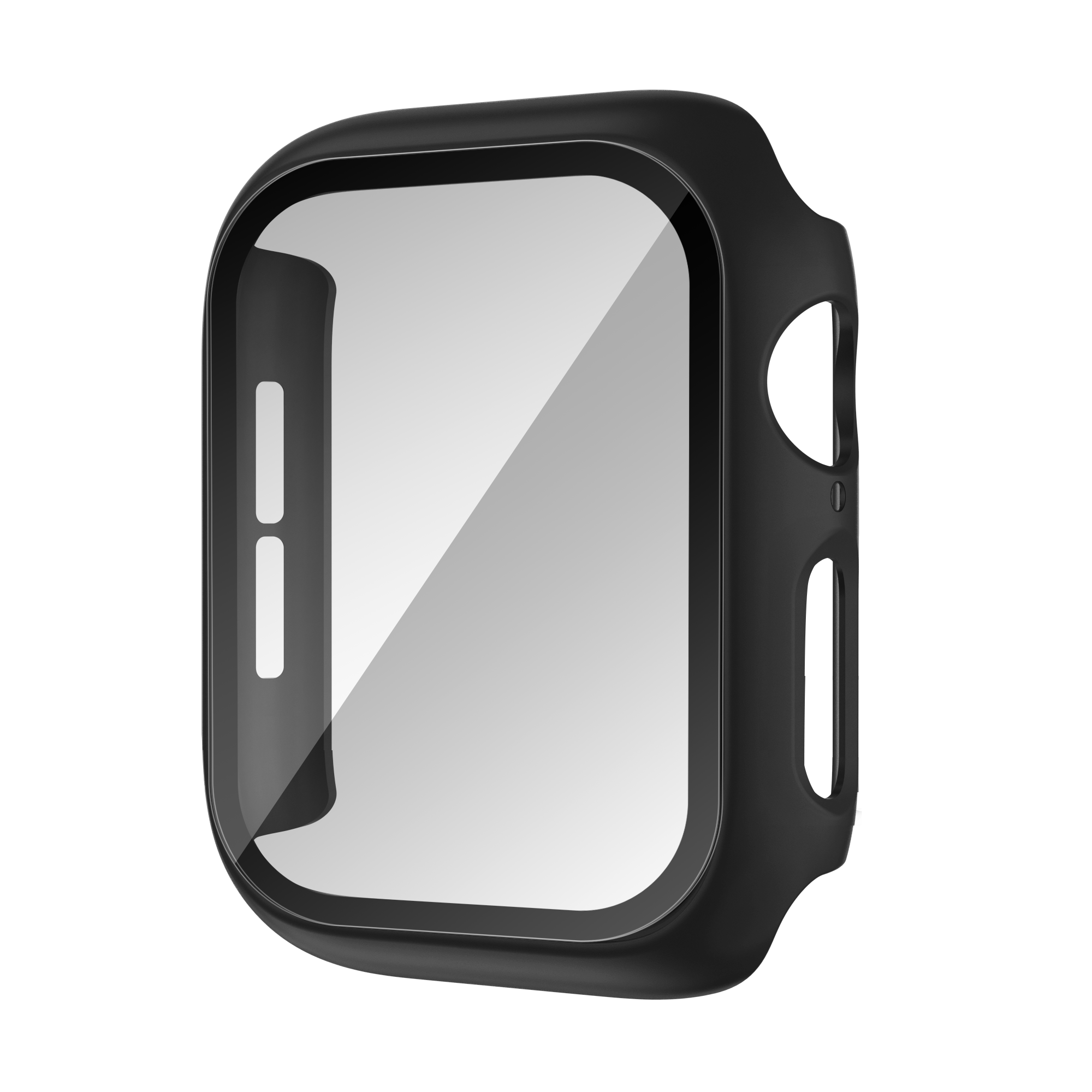 Bandz Apple Watch 10 - 46mm PC-Gehäuse mit Glass (Schwarz)
