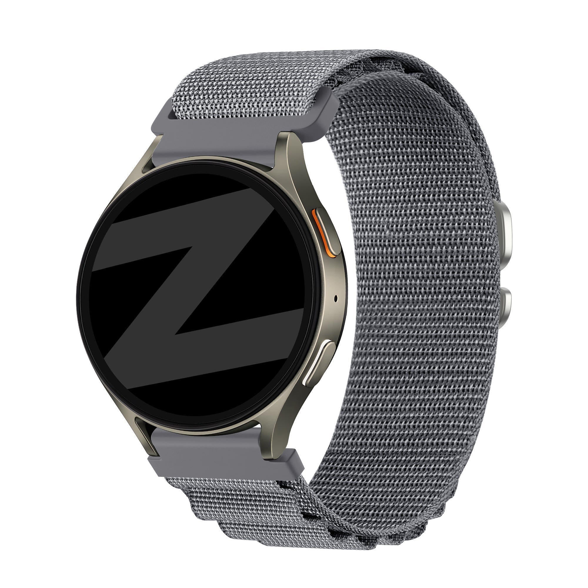 Bandz Samsung Galaxy Watch 46mm Alpine Nylonarmband (Grau)
