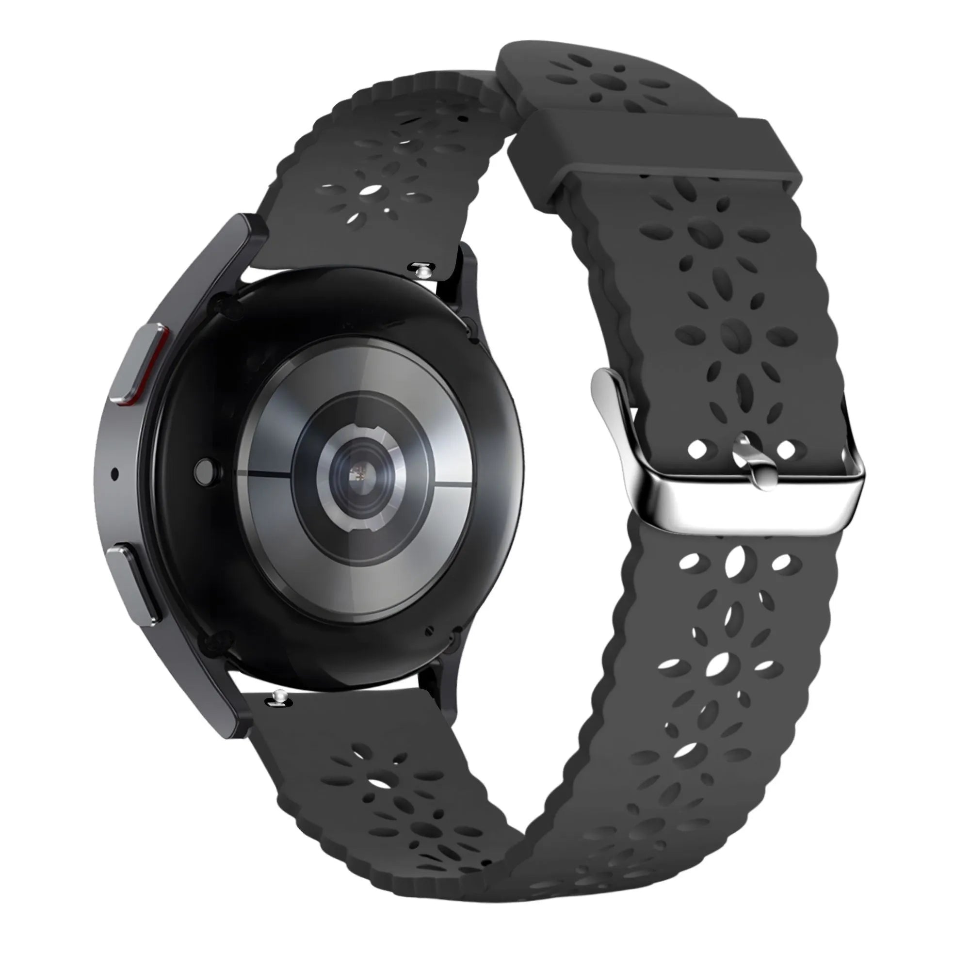 Bandz Bracelet silicone à motifs Oozoo Smartwatch 20mm (noir)