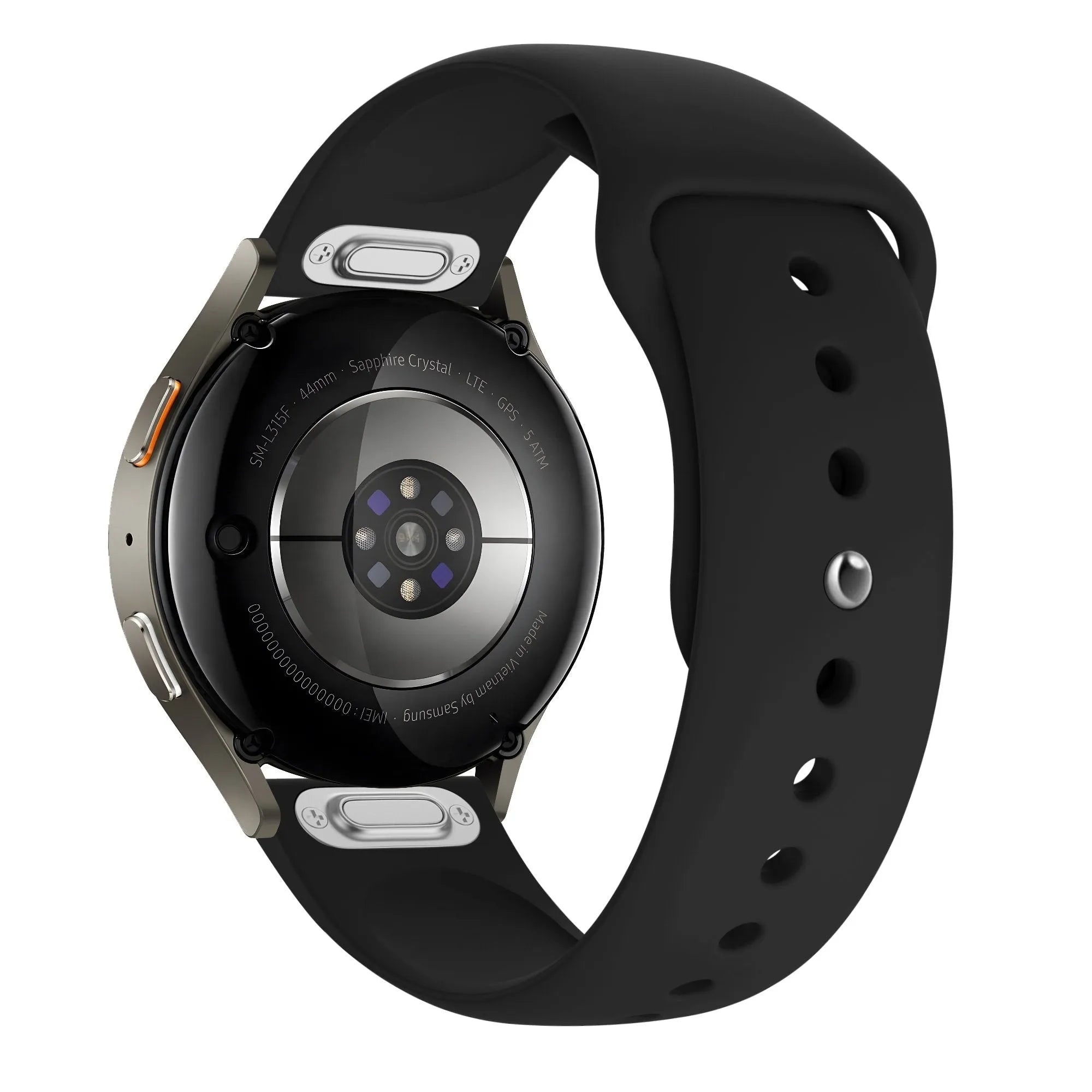 Bandz Coros Apex 46mm Sport Armband 'Easy Fit' (Schwarz)