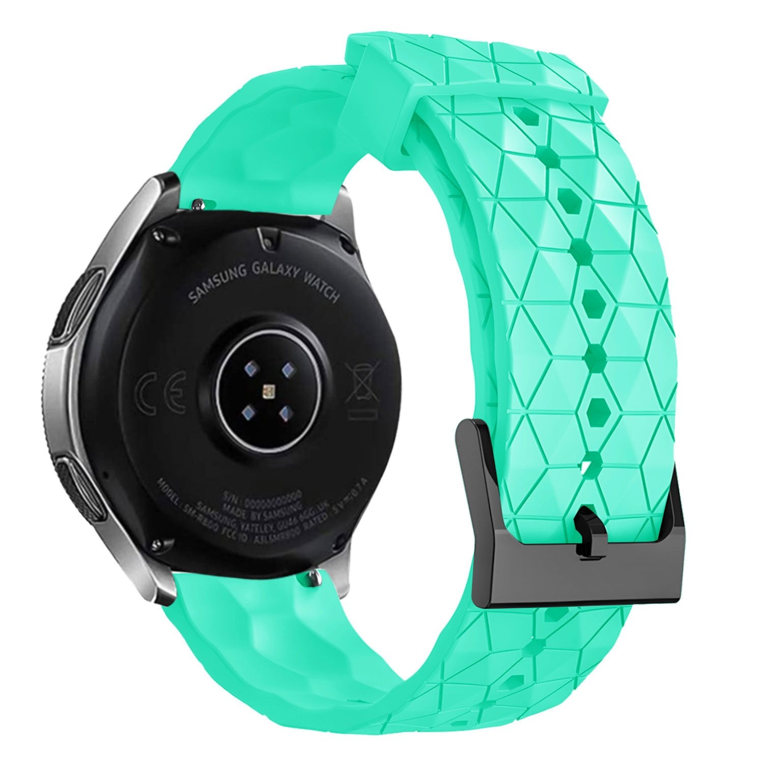 Redmi Watch 5 Active Silicone Hexa Strap (Aqua)