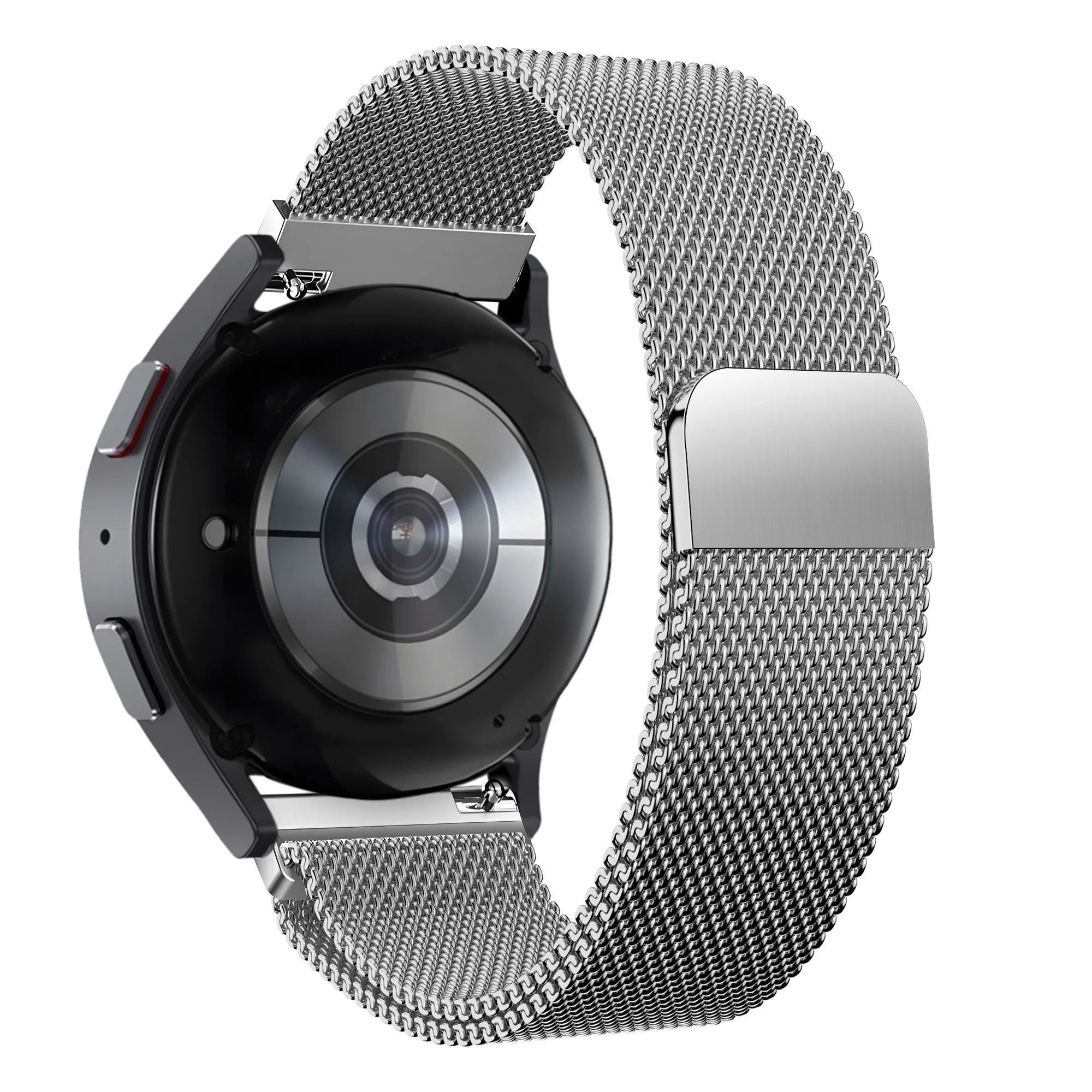 Bandz Suunto Run Milanese loop band (zilver)