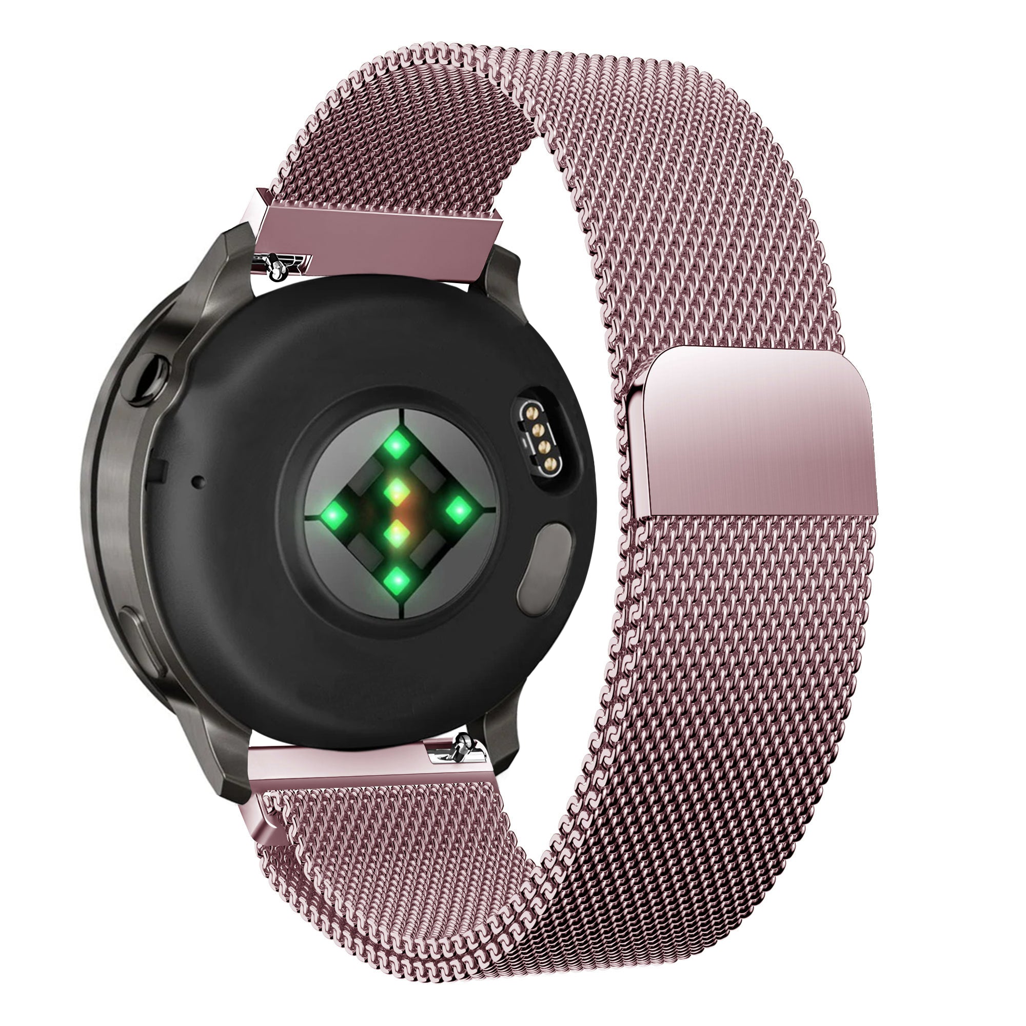Bandz Garmin Forerunner 265s Milanese Loop Strap (Pink)