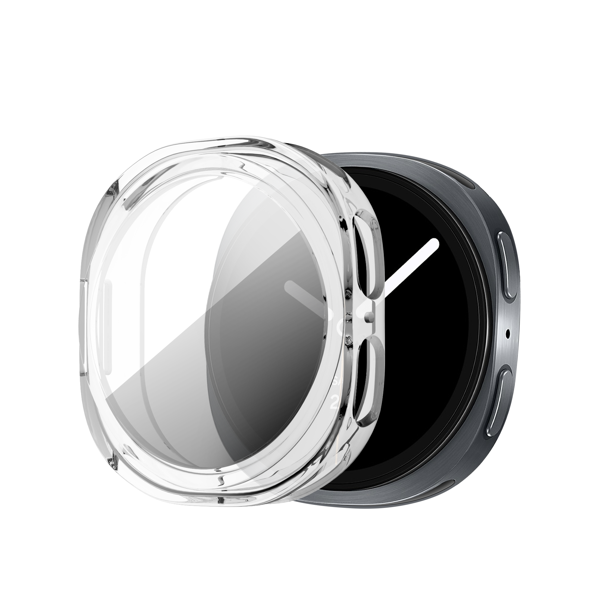 Bandz Funda TPU Samsung Galaxy Watch 8 - 44mm (transparente)