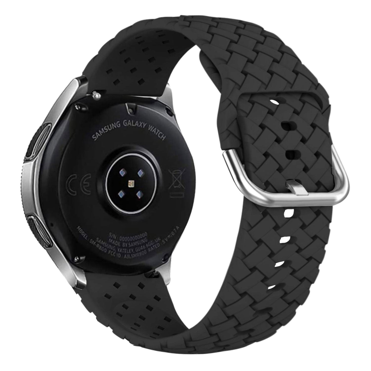 Coros Apex 2 Braided Silicone Strap (Black)