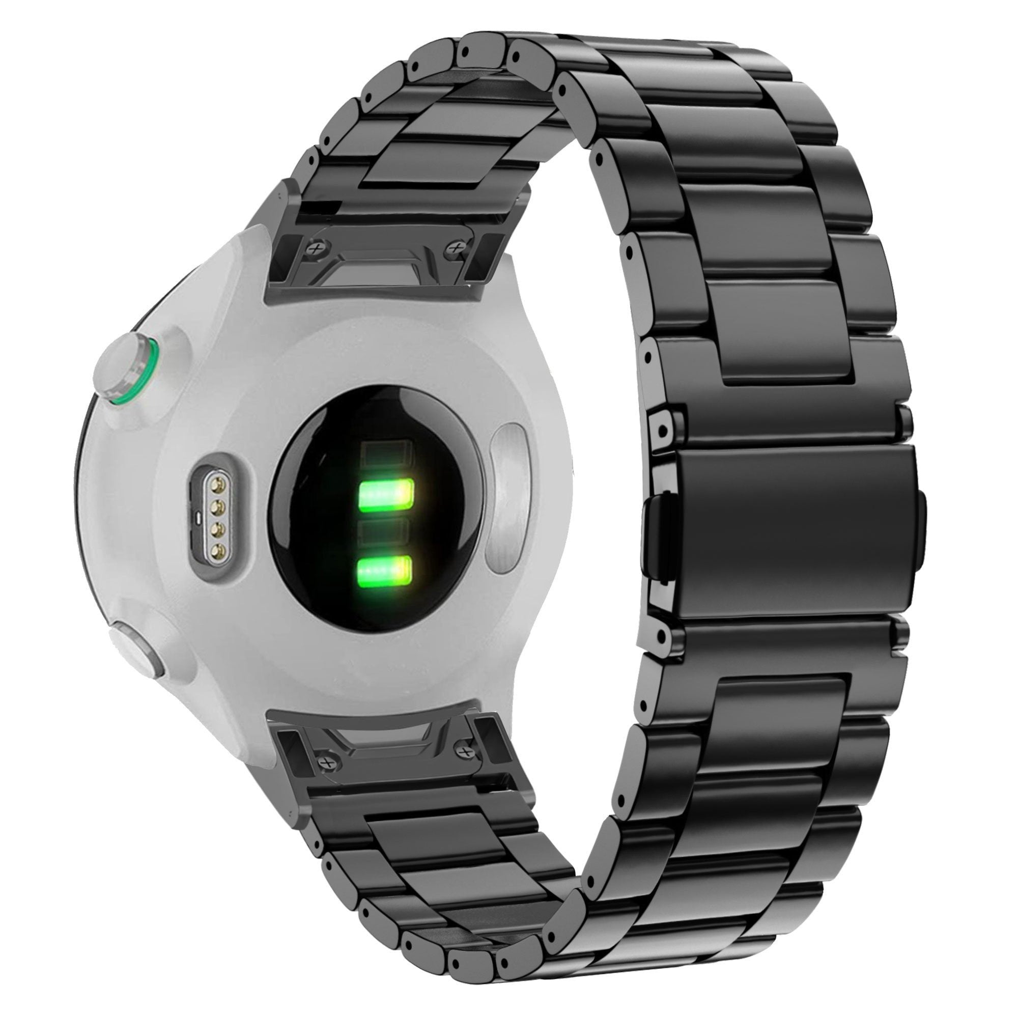 Bandz Garmin Forerunner 745 Steel Strap 'Classic' (Black)