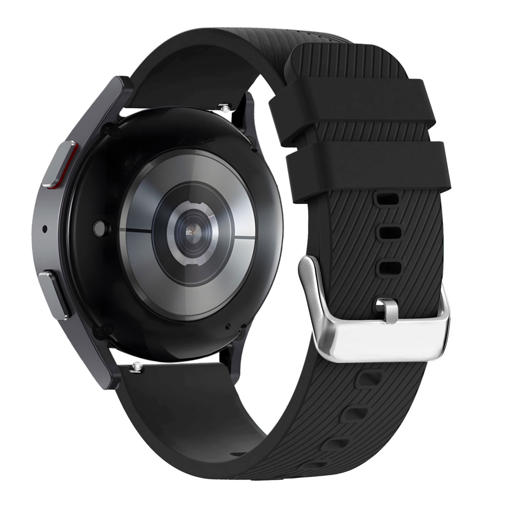 Bandz Amazfit Bip 6 Silicone Strap 'Deluxe' (Black)