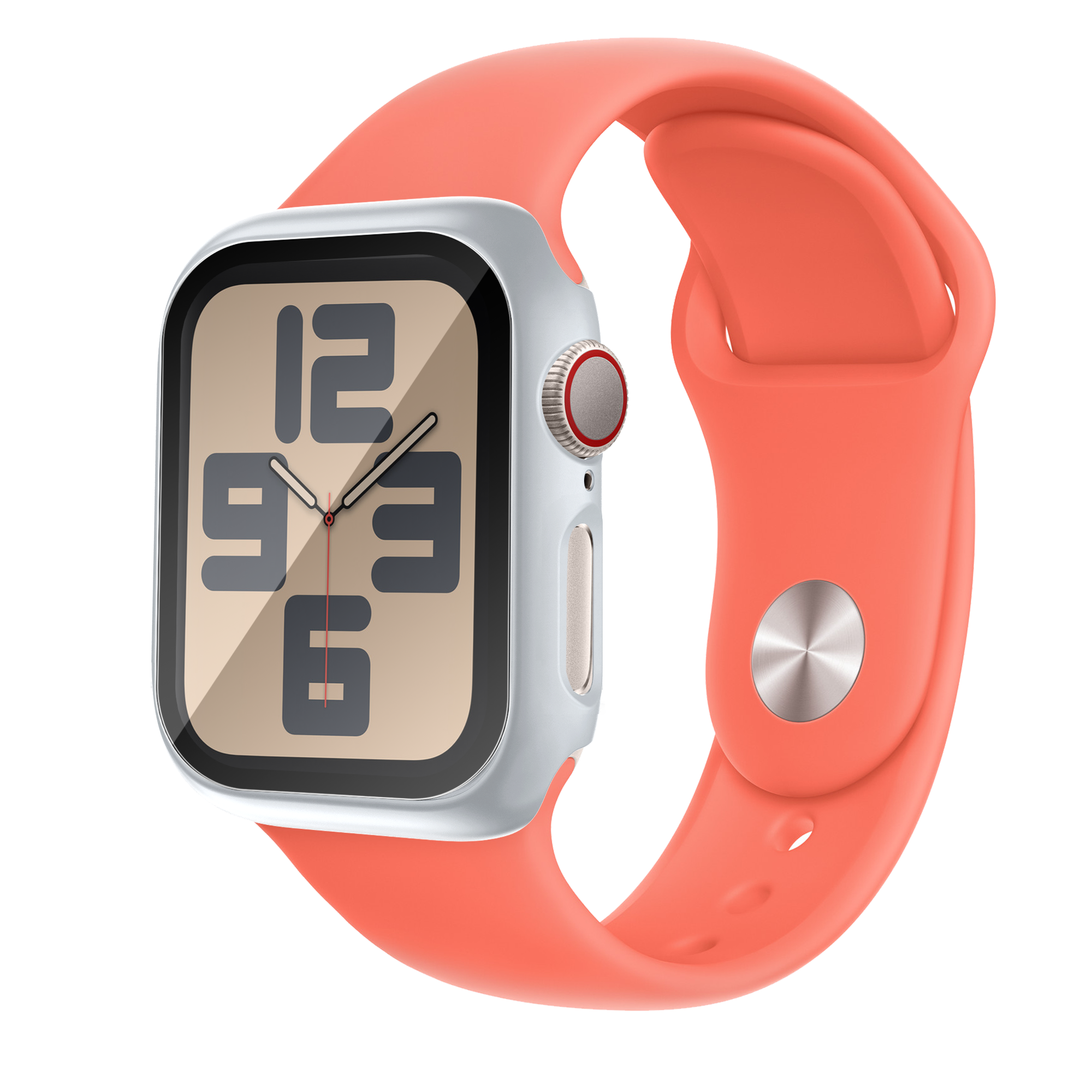 Bandz Apple Watch 11 - 42mm PC Cover with Glass (Silver)