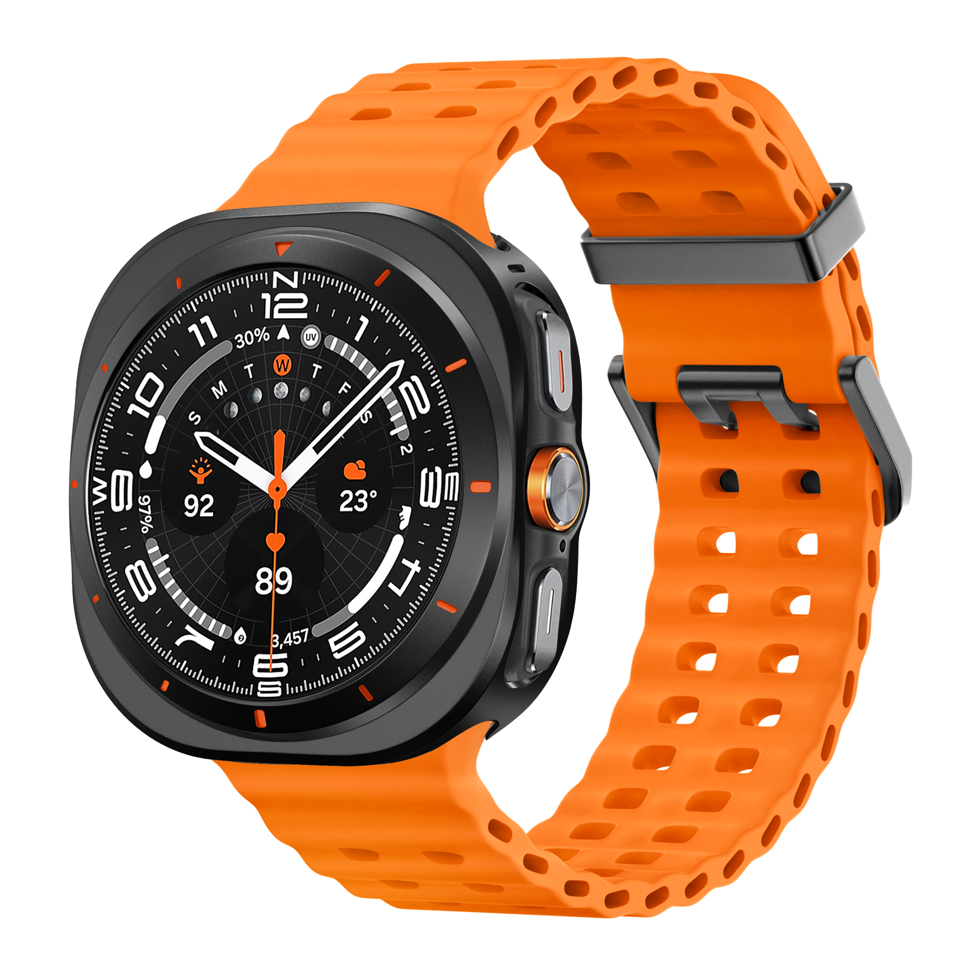 Bandz Samsung Galaxy Watch Ultra Metal Case (Black)