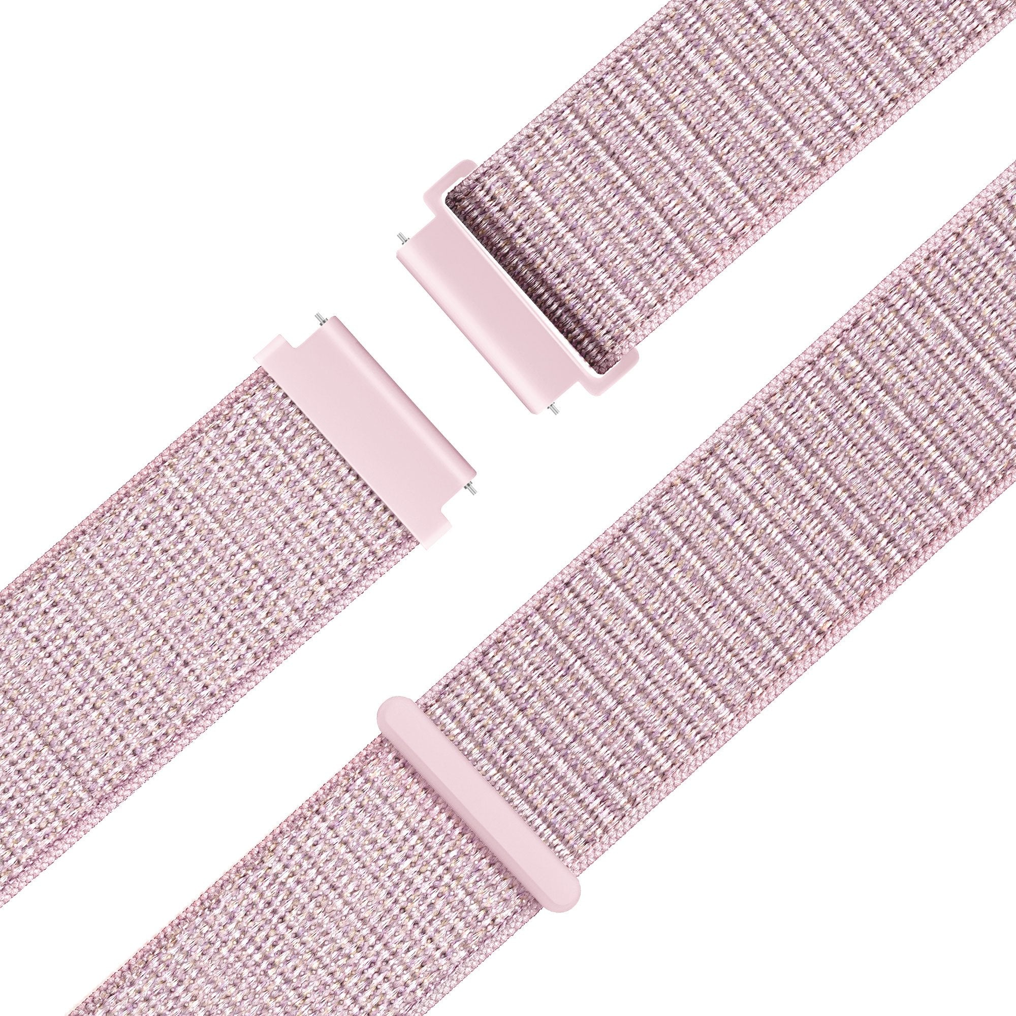 Bandz Garmin Vivoactive 6 Nylon Loop Strap (Pink)