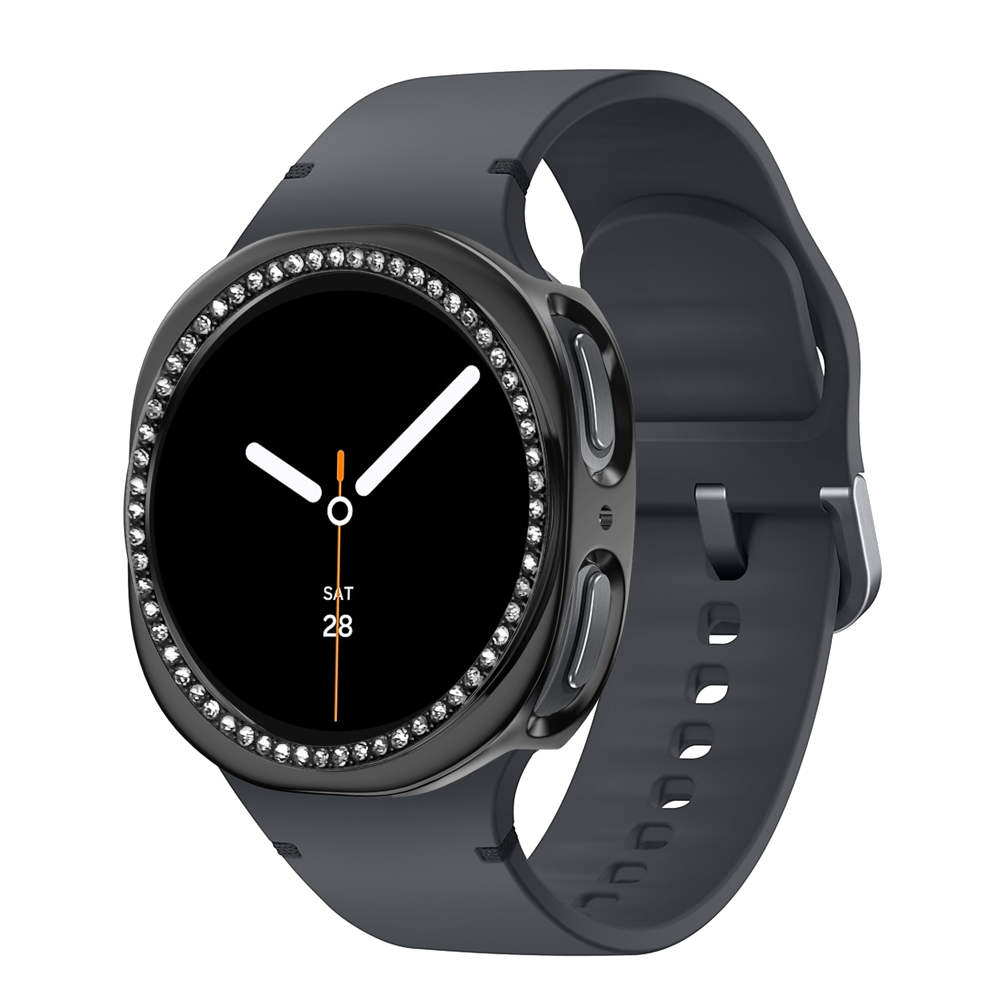 Bandz Funda PC Diamante Samsung Galaxy Watch 8 - 40mm (negro)