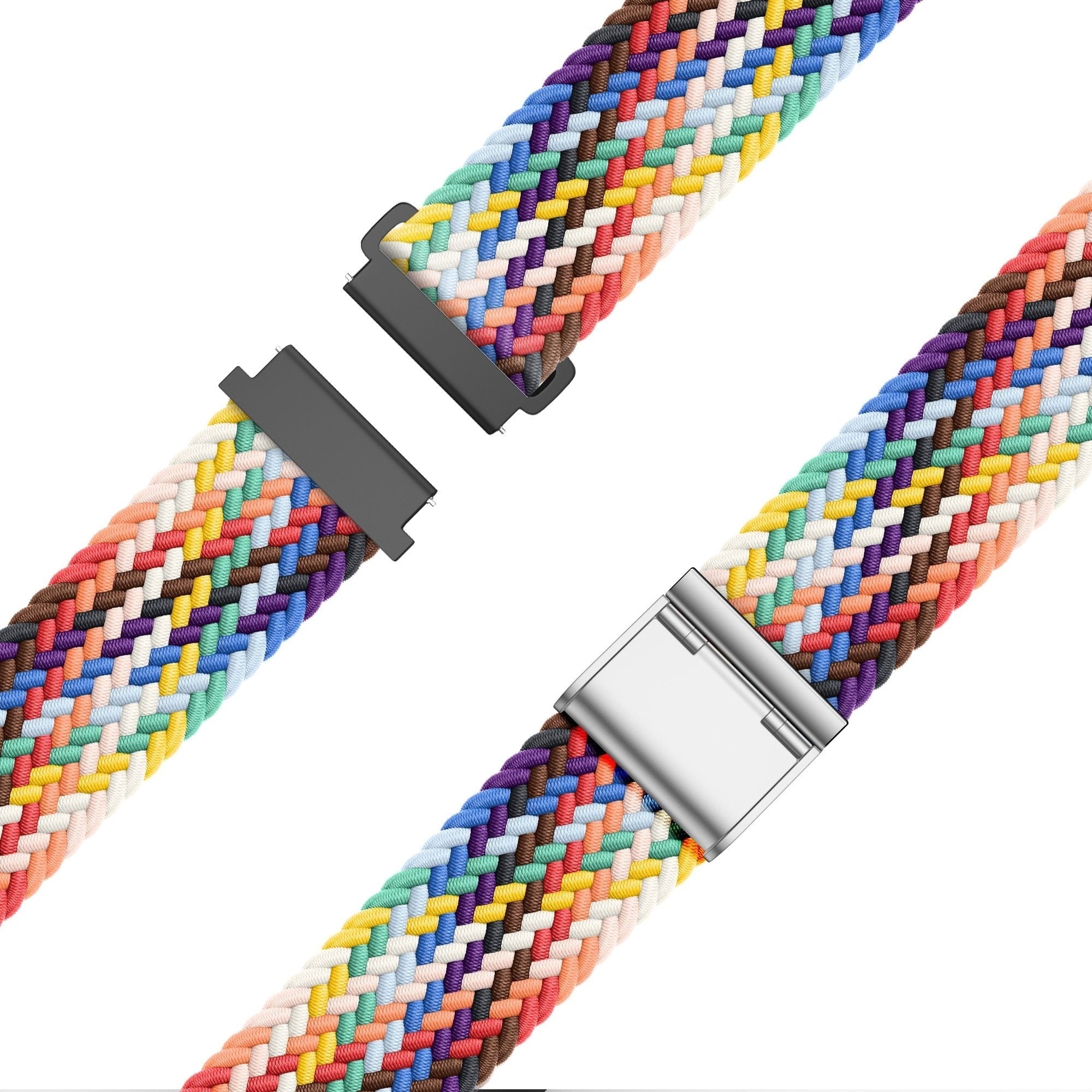 Bandz Coros Pace 2 Woven Nylon Strap (Rainbow)