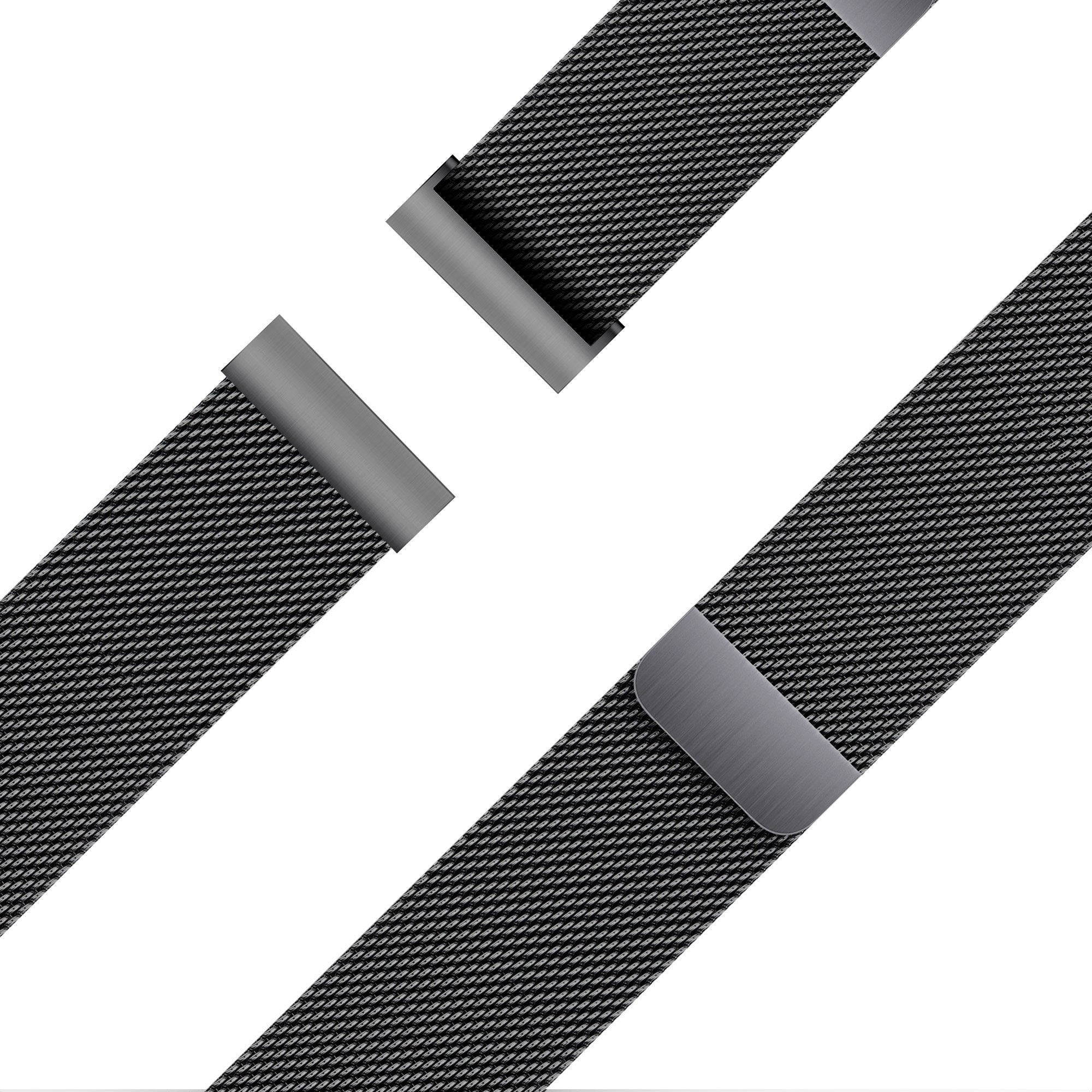 Bandz Coros Pace 2 Milanese Loop Strap (Black)