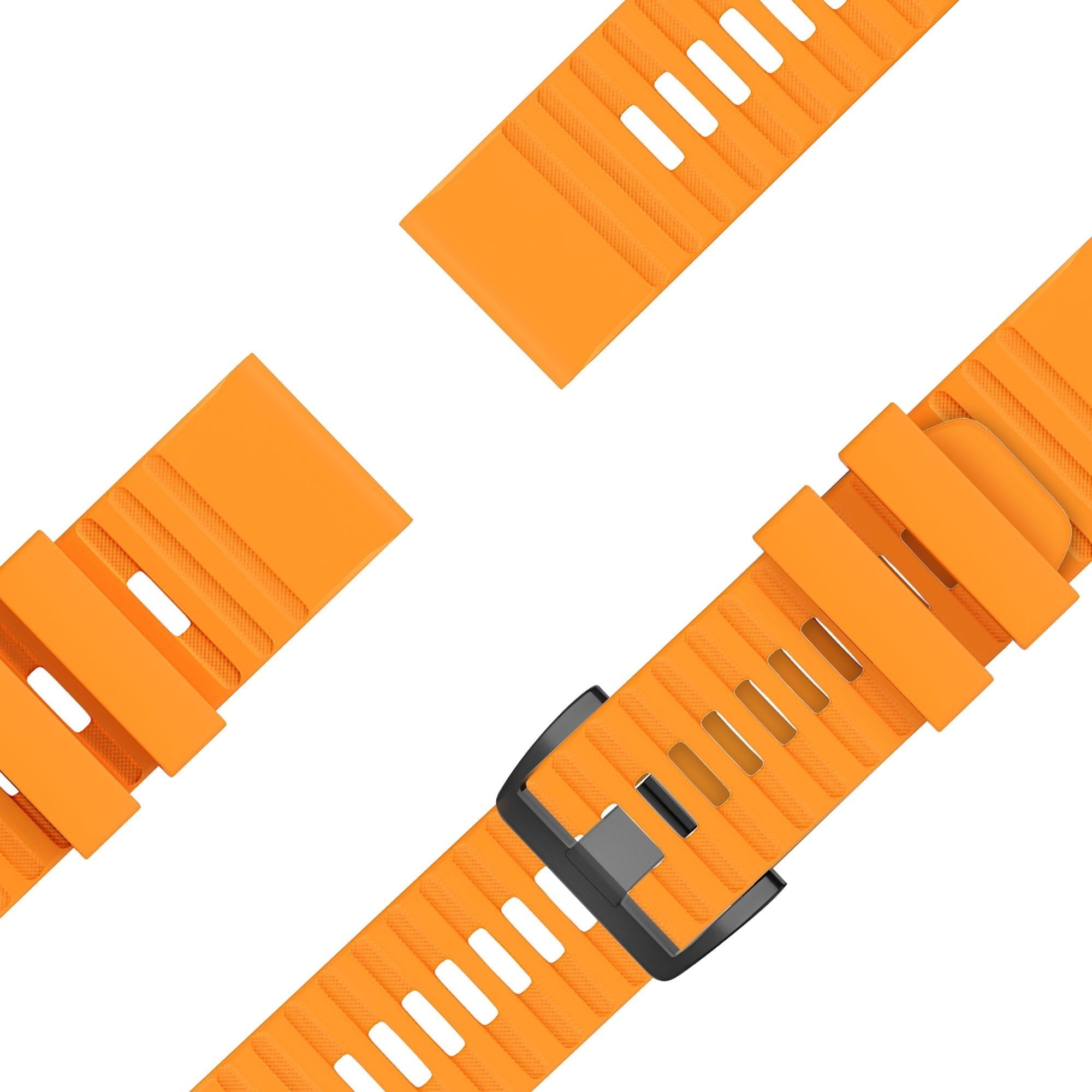 Bandz Correa silicona trenzada Garmin Quatix 8 - 47mm (naranja)