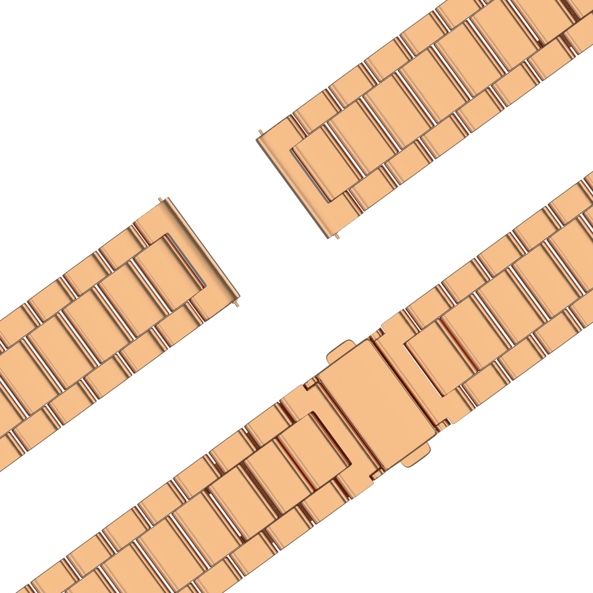 Bandz Garmin Vivomove Trend Steel Strap 'Classic' (Rose Gold)