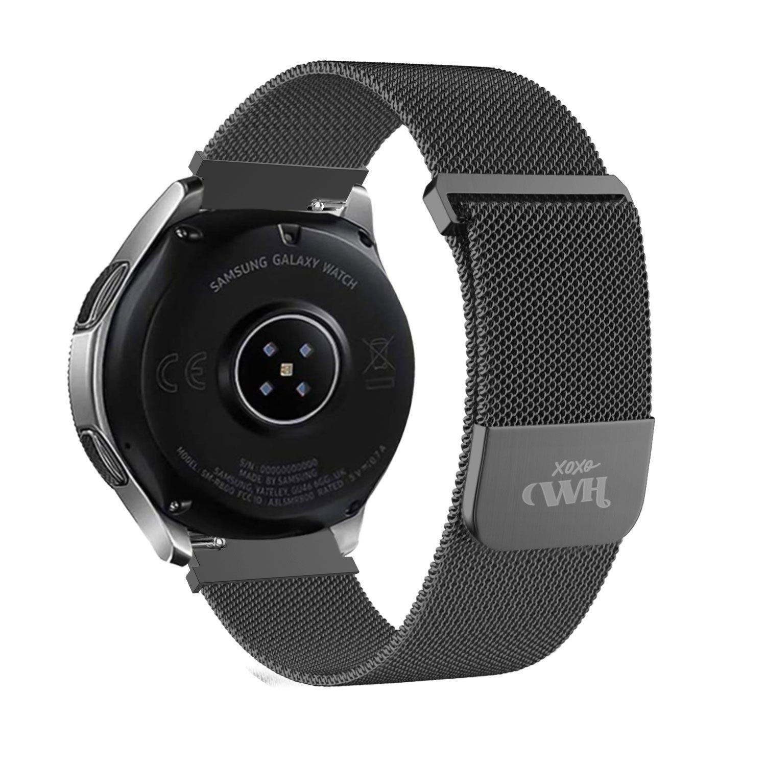 xoxo Wildhearts Samsung Galaxy Watch 3 45mm Milanese-Armband (Schwarz)