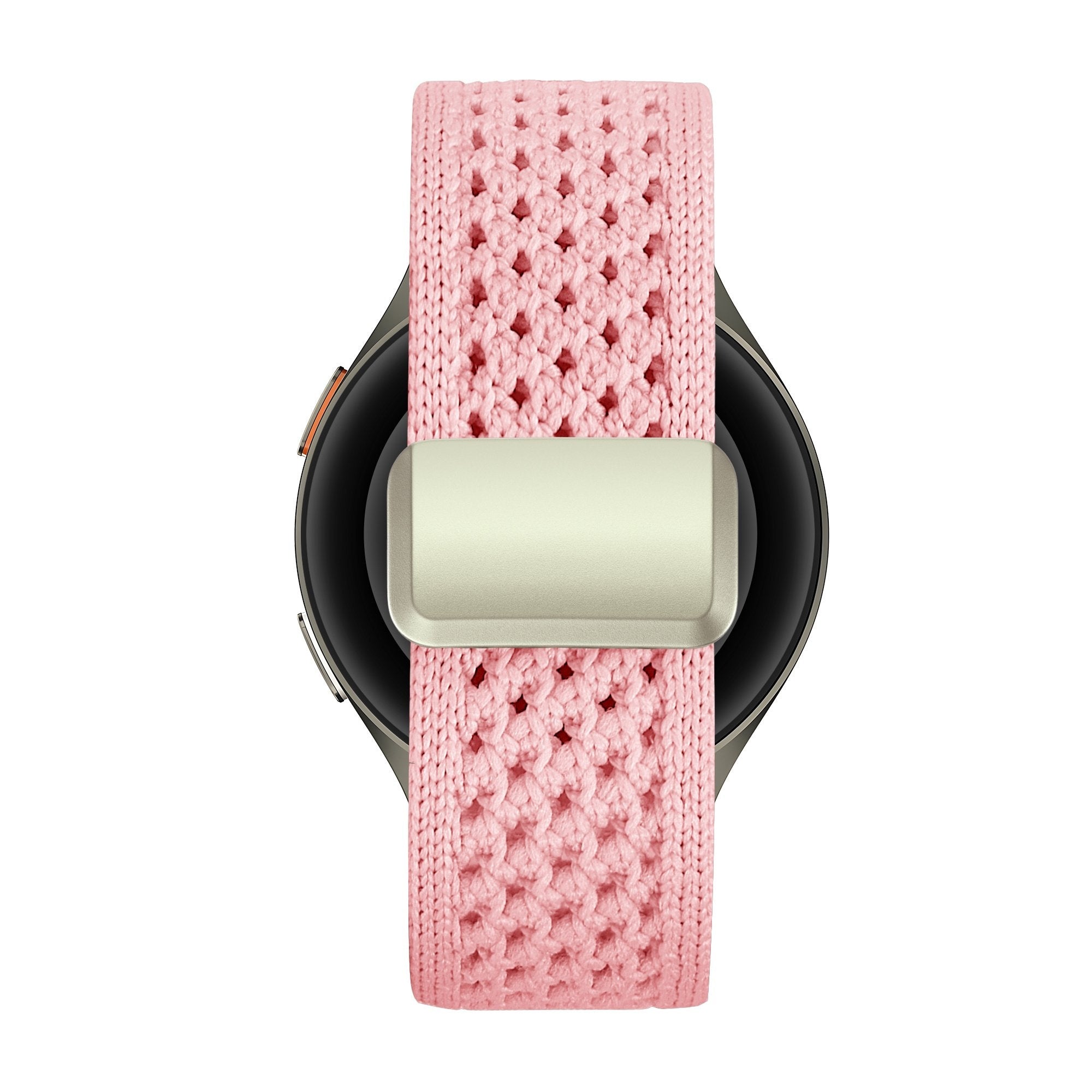 Bandz Withings Steel HR - 40mm Vintage Nylonarmband (Rosa)