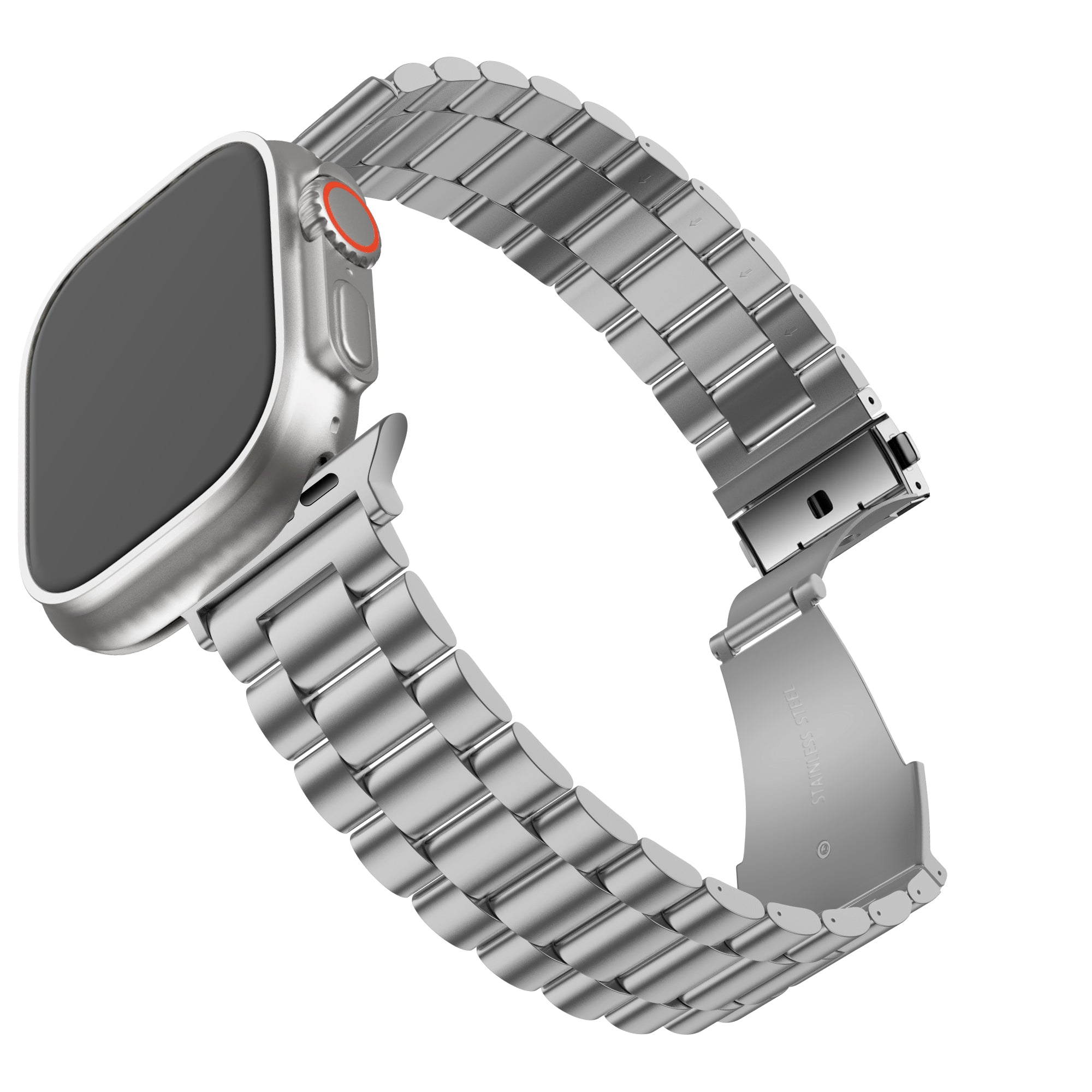 BALR Apple Watch Ultra titanium band (zilver)