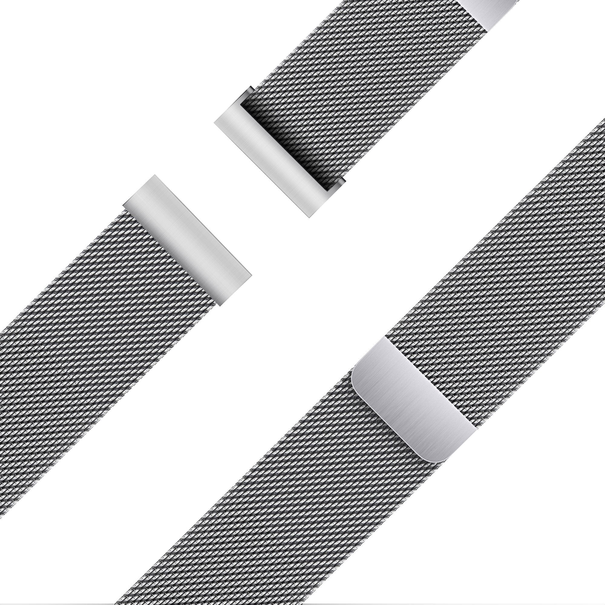 Bandz Coros Apex 2 Milanese Loop Strap (Silver)