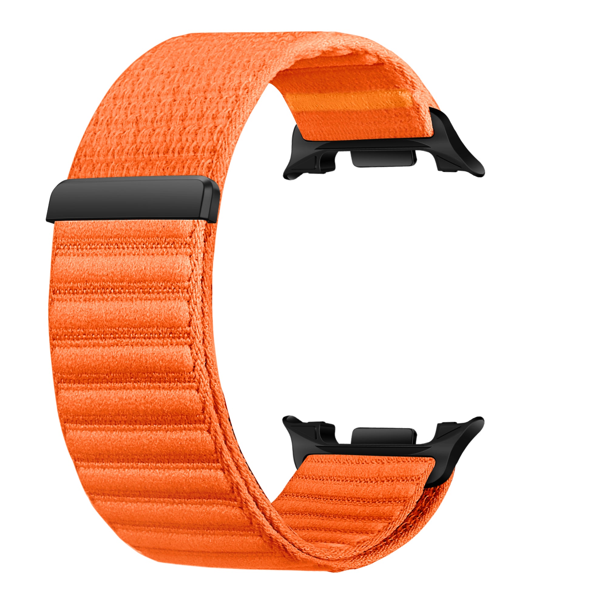 Samsung Galaxy Watch 8 - 40mm wave nylon bandje (oranje)