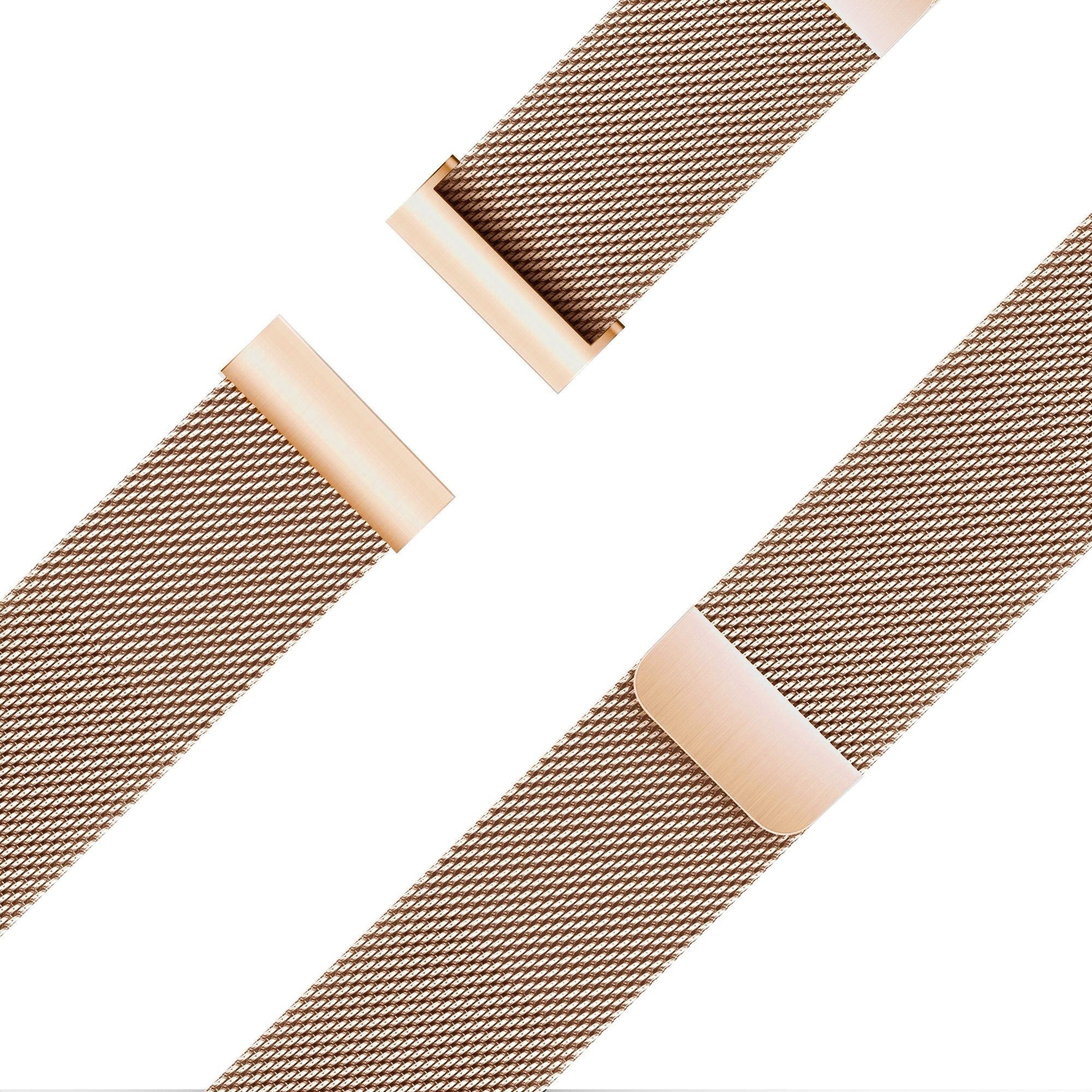 Bandz Correa milanesa Loop Coros Apex 42mm (rosado/dorado)