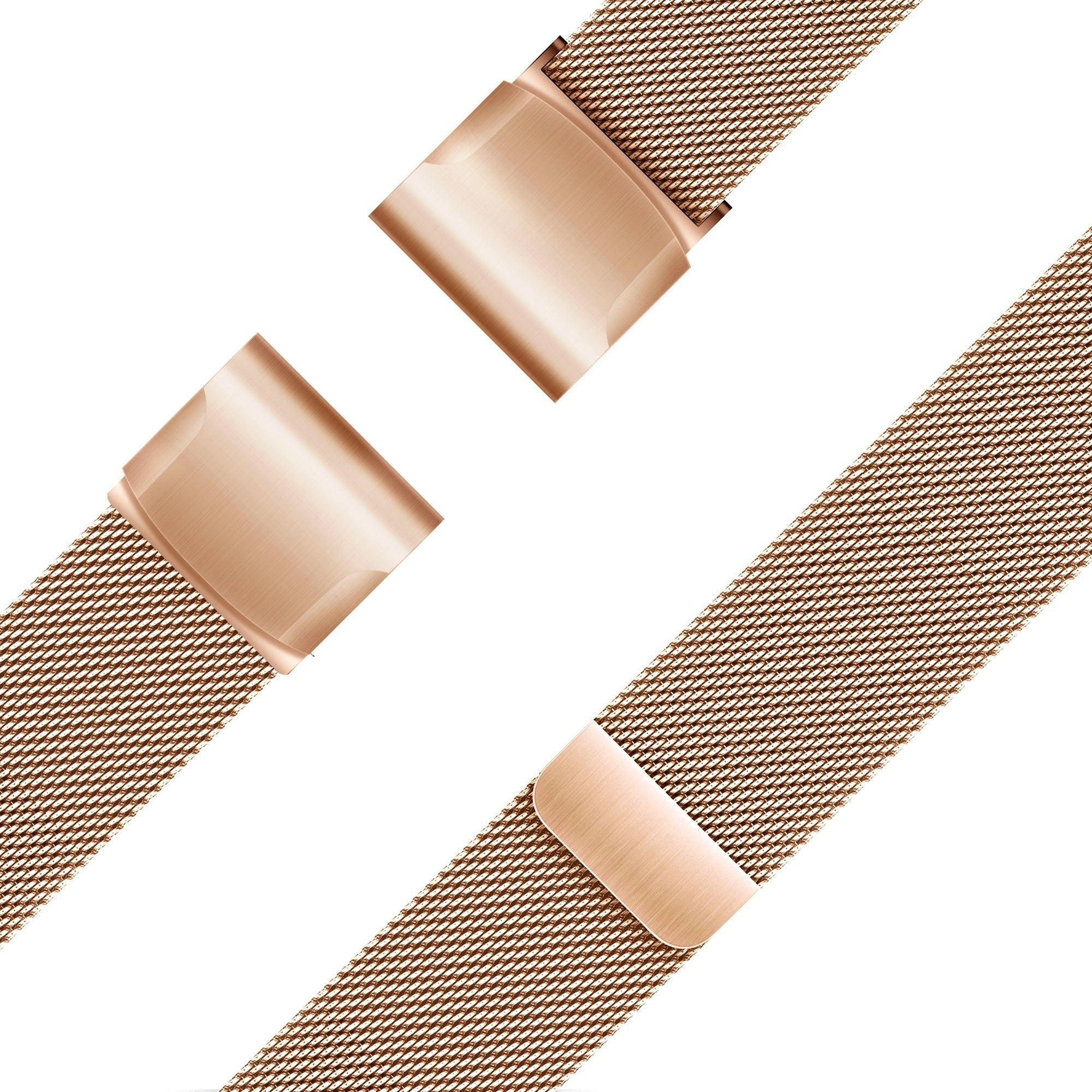 Bandz Garmin Approach S70 - 42mm Milanese Loop Strap (Rose Gold)