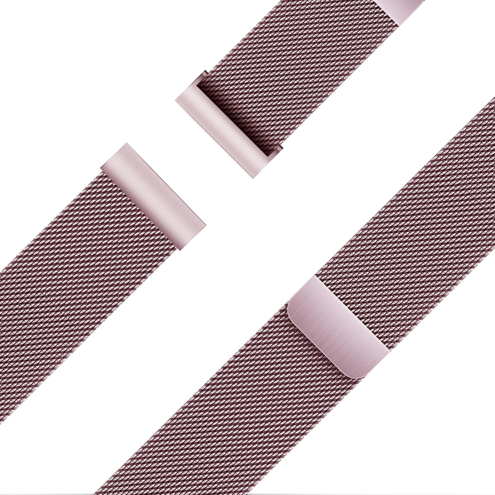 Bandz Coros Apex 42mm Milanese Loop Strap (Pink)