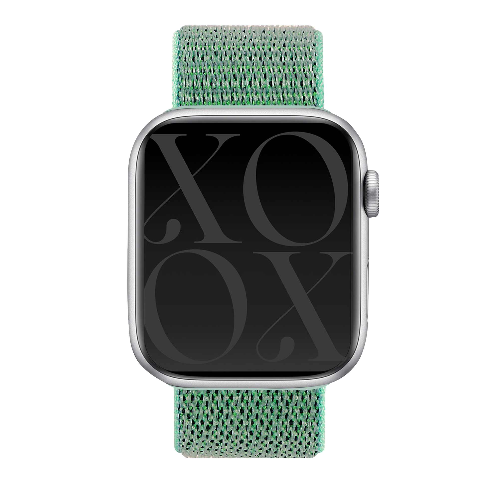 Correa nylon xoxo Wildhearts Apple Watch (verde menta)