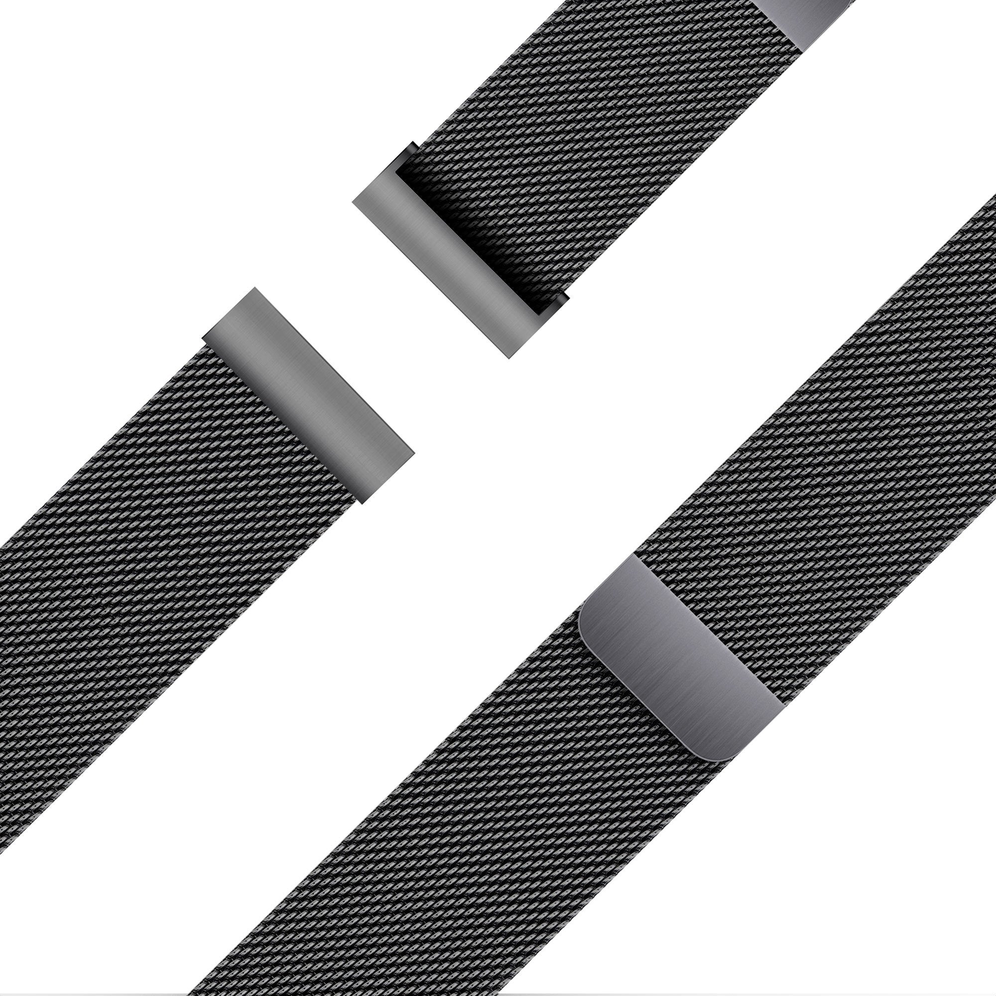 Bandz Garmin Approach S44 Milanese Loop Strap (Black)