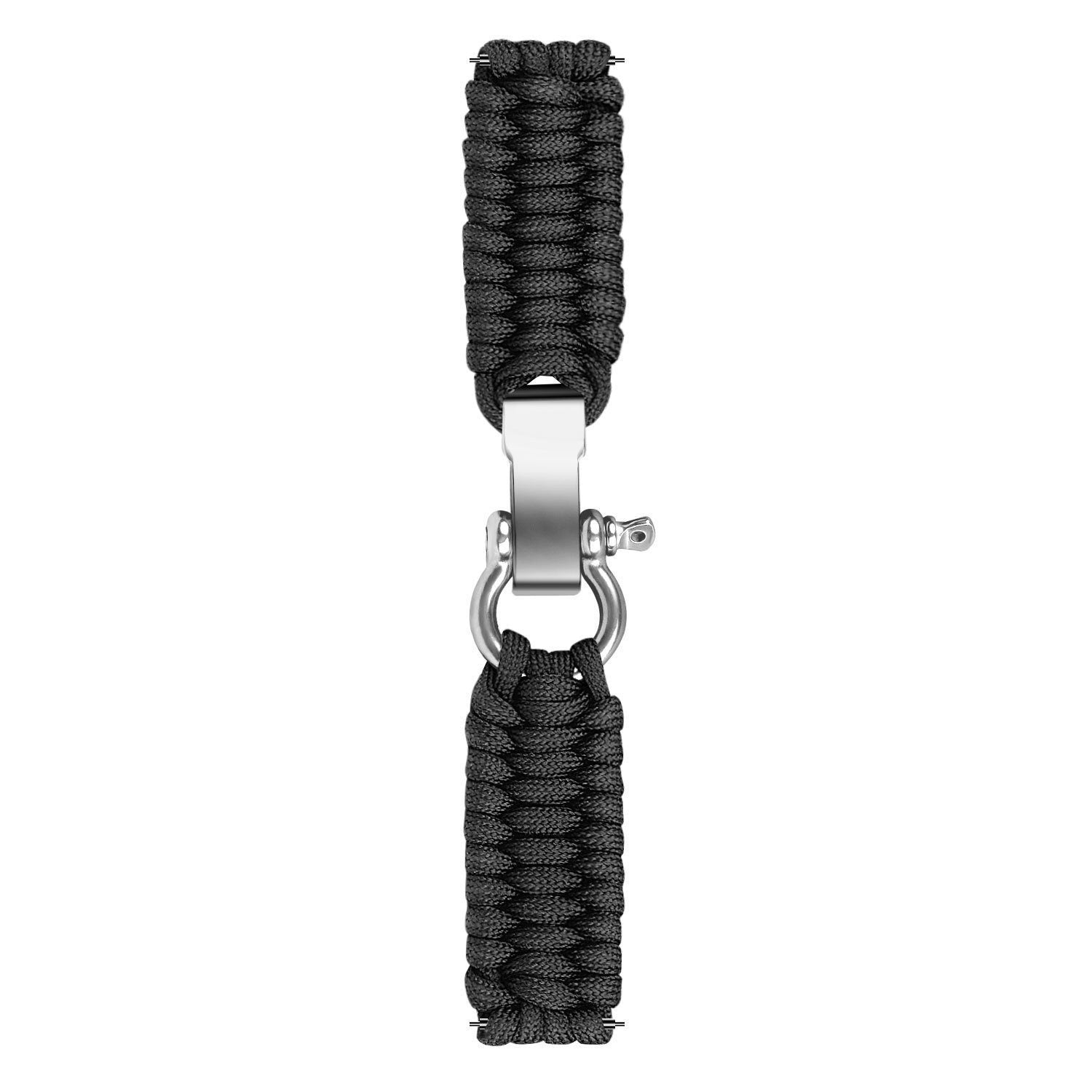 Correa nylon cuerda Honor Watch GS 4 (negro)