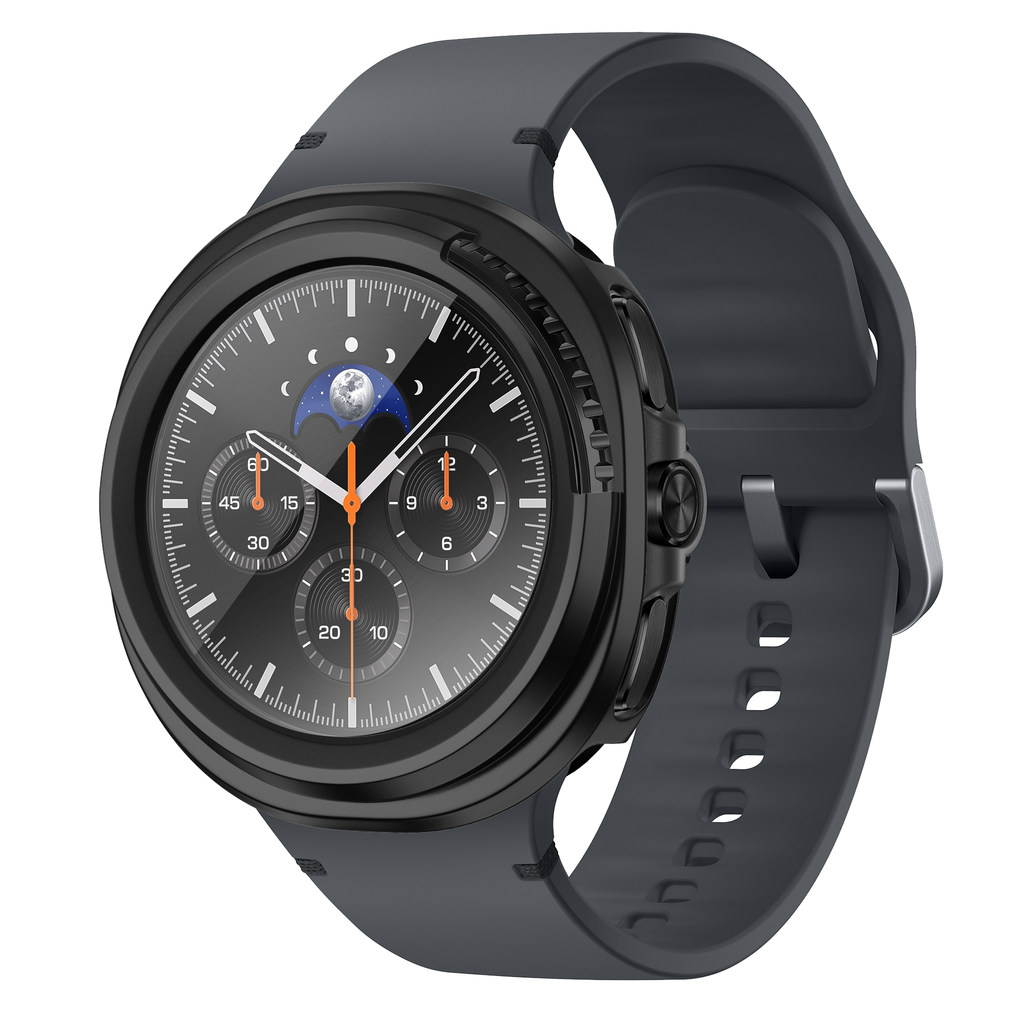 Bandz Funda PC con vidrio Samsung Galaxy Watch 8 Classic (negro)