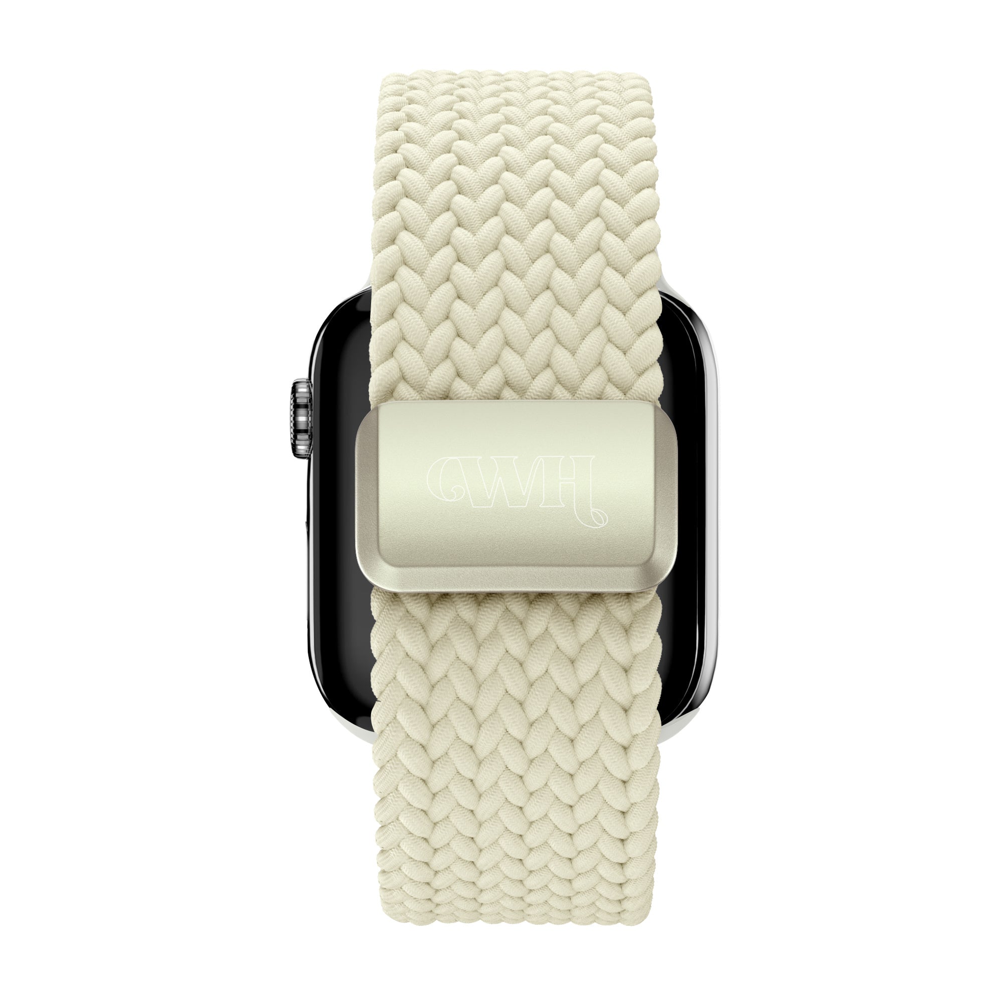 Correa tejida xoxo Wildhearts Apple Watch (blanco estrella)