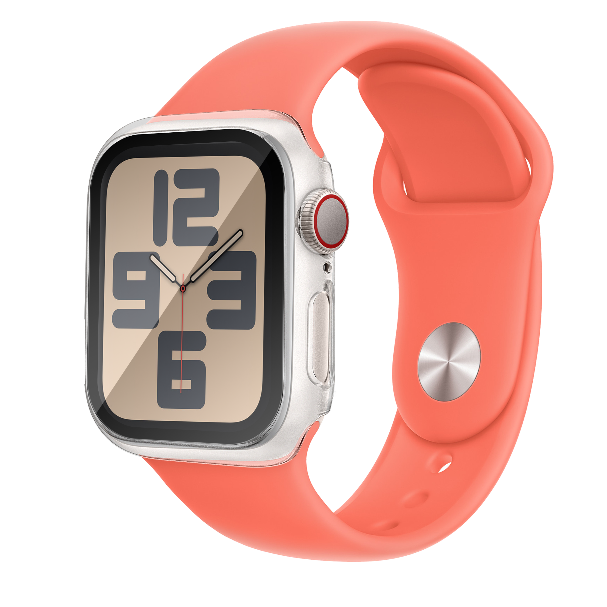 Bandz Funda PC con vidrio Apple Watch 10 - 42mm (transparente)