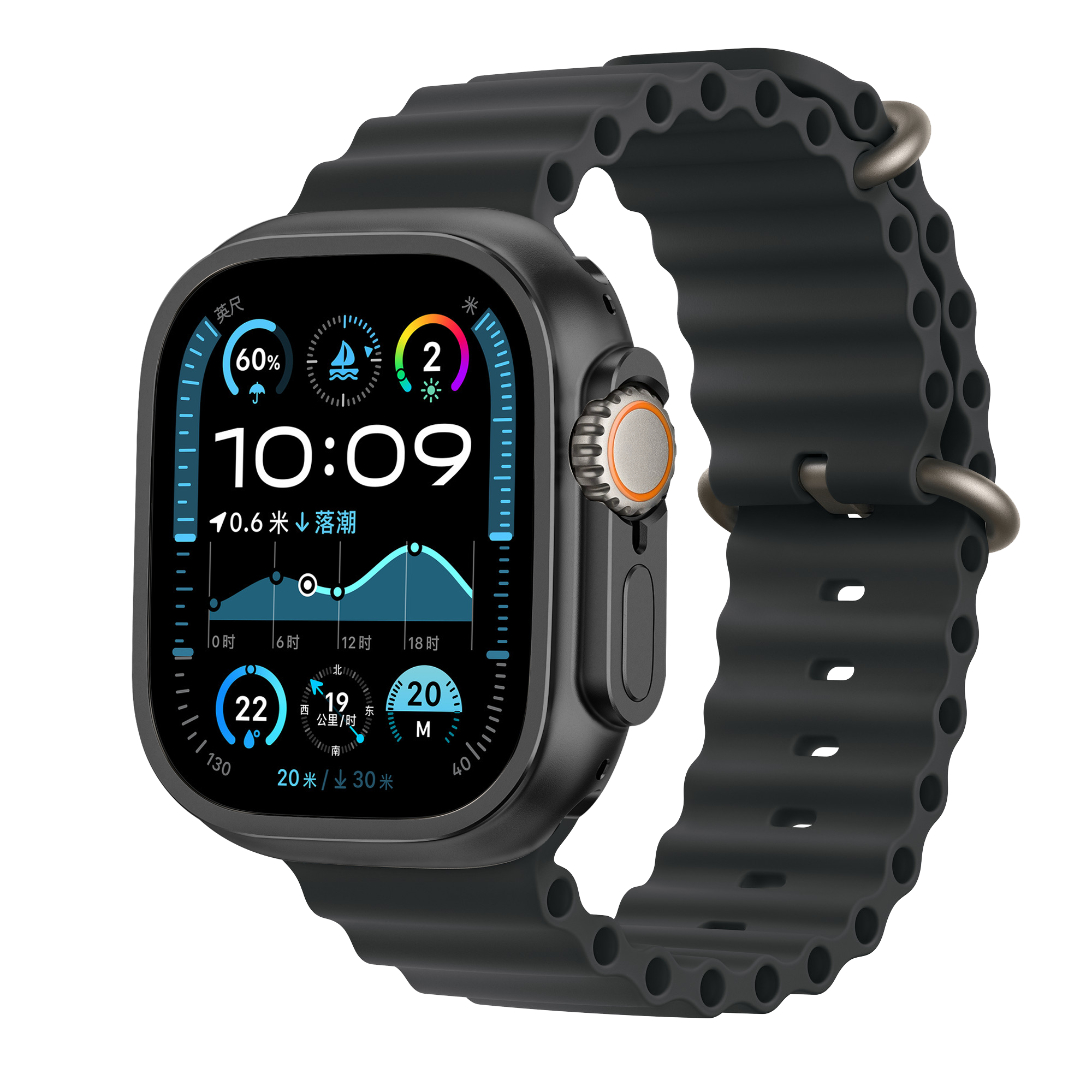 Bandz Funda metalica Apple Watch Ultra - 49mm (negro)