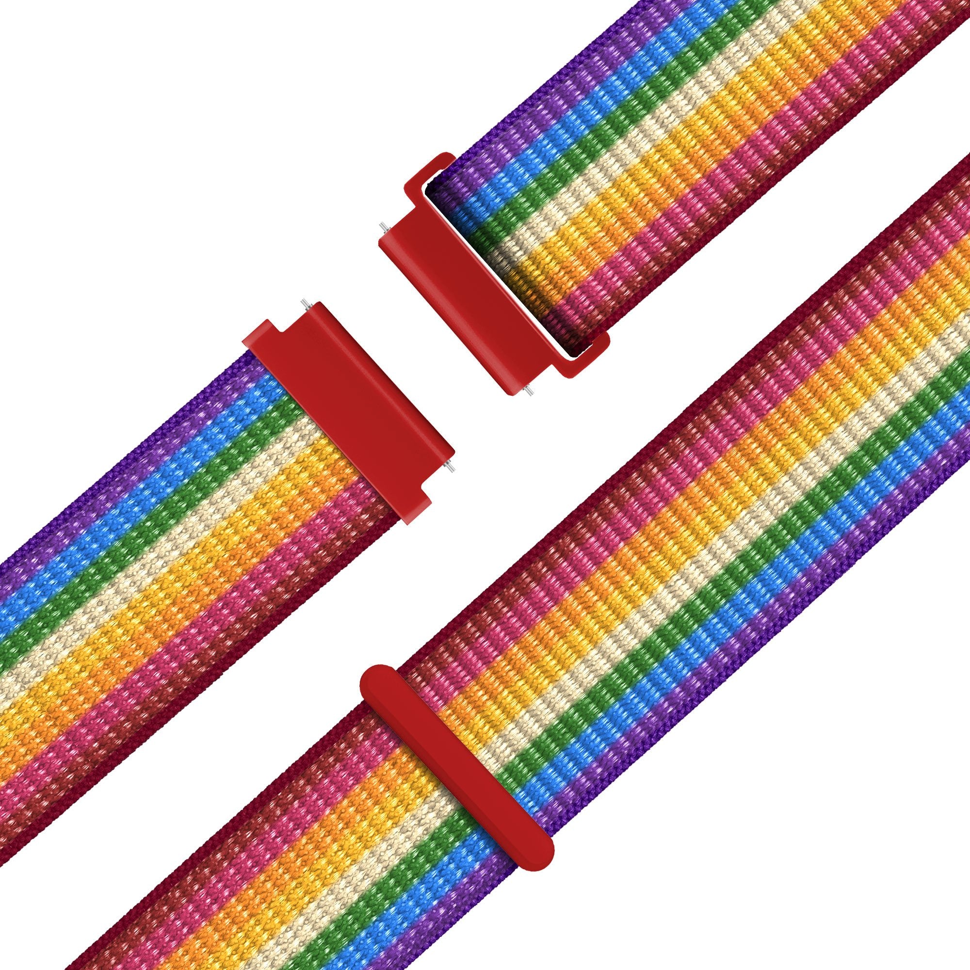 Bandz Garmin Venu SQ 2 Nylon Loop Armband (Regenbogen)