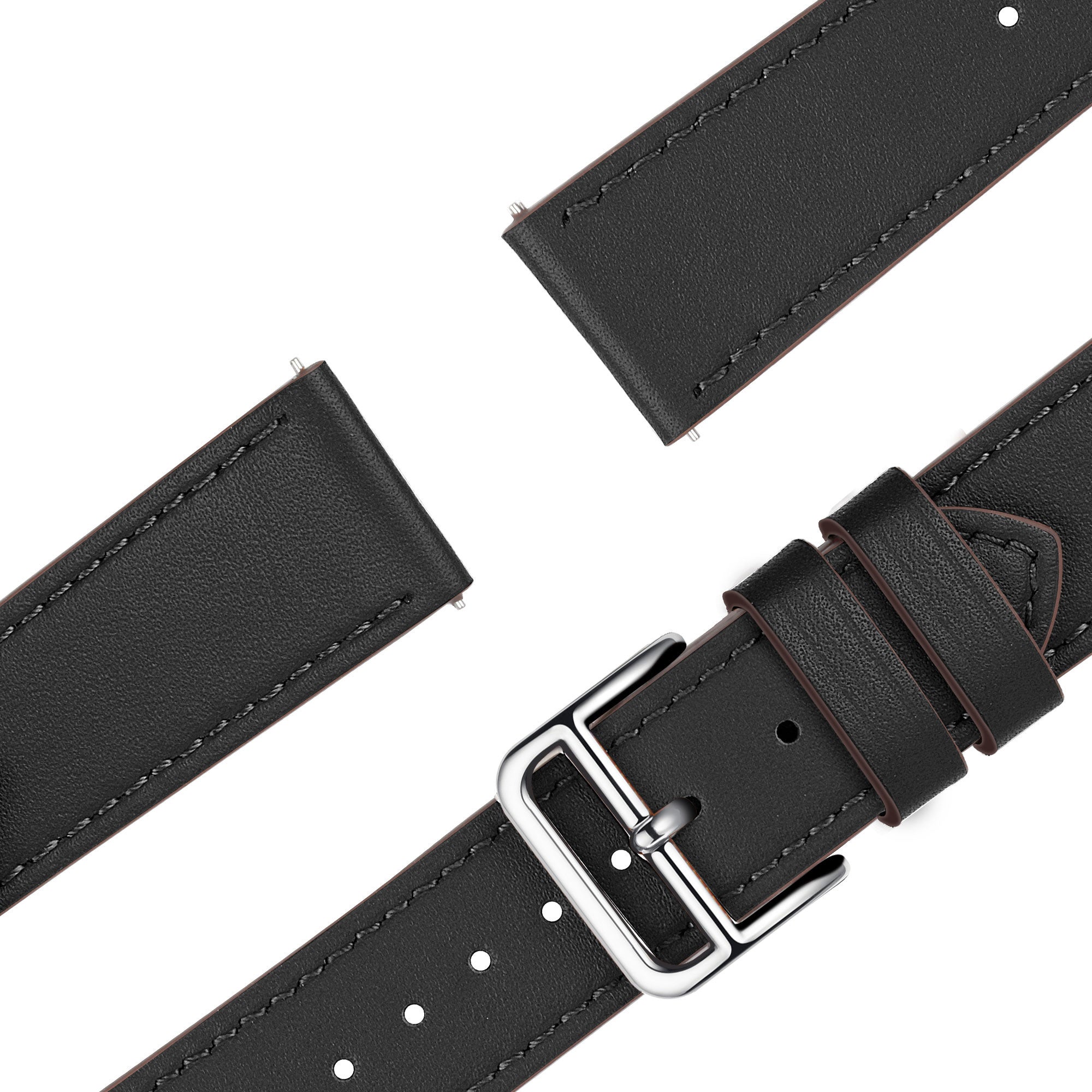 Bandz Coros Pace 2 Leather Strap 'Deluxe' (Black)