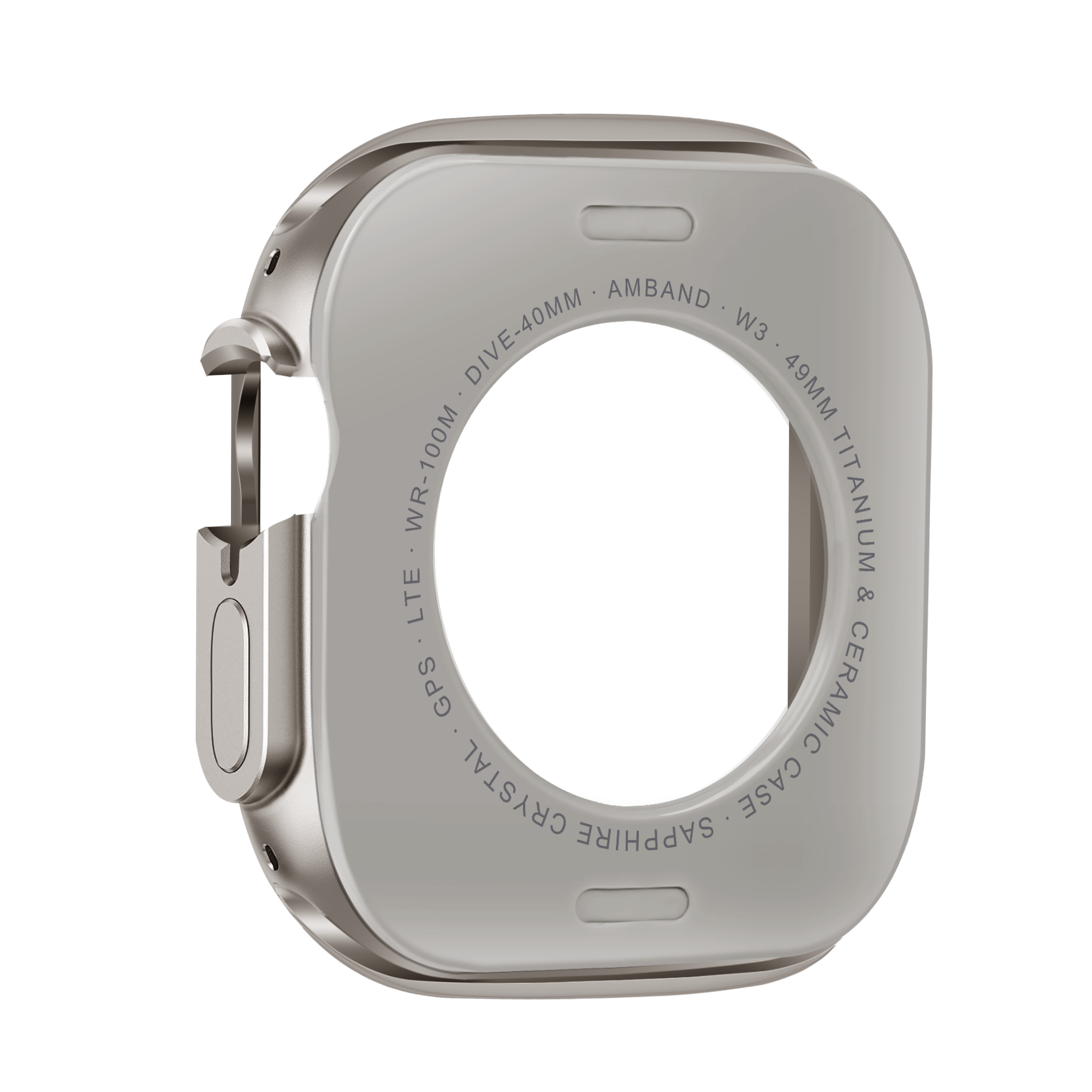 Bandz Funda metalica Apple Watch Ultra - 49mm (titanio)