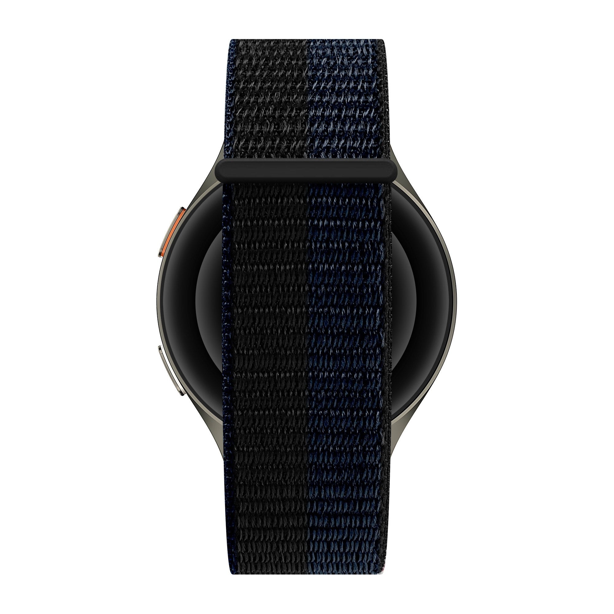 Bandz Huawei Watch GT 3 46mm Nylonarmband 'Easy Fit' (Schwarz/Blau)
