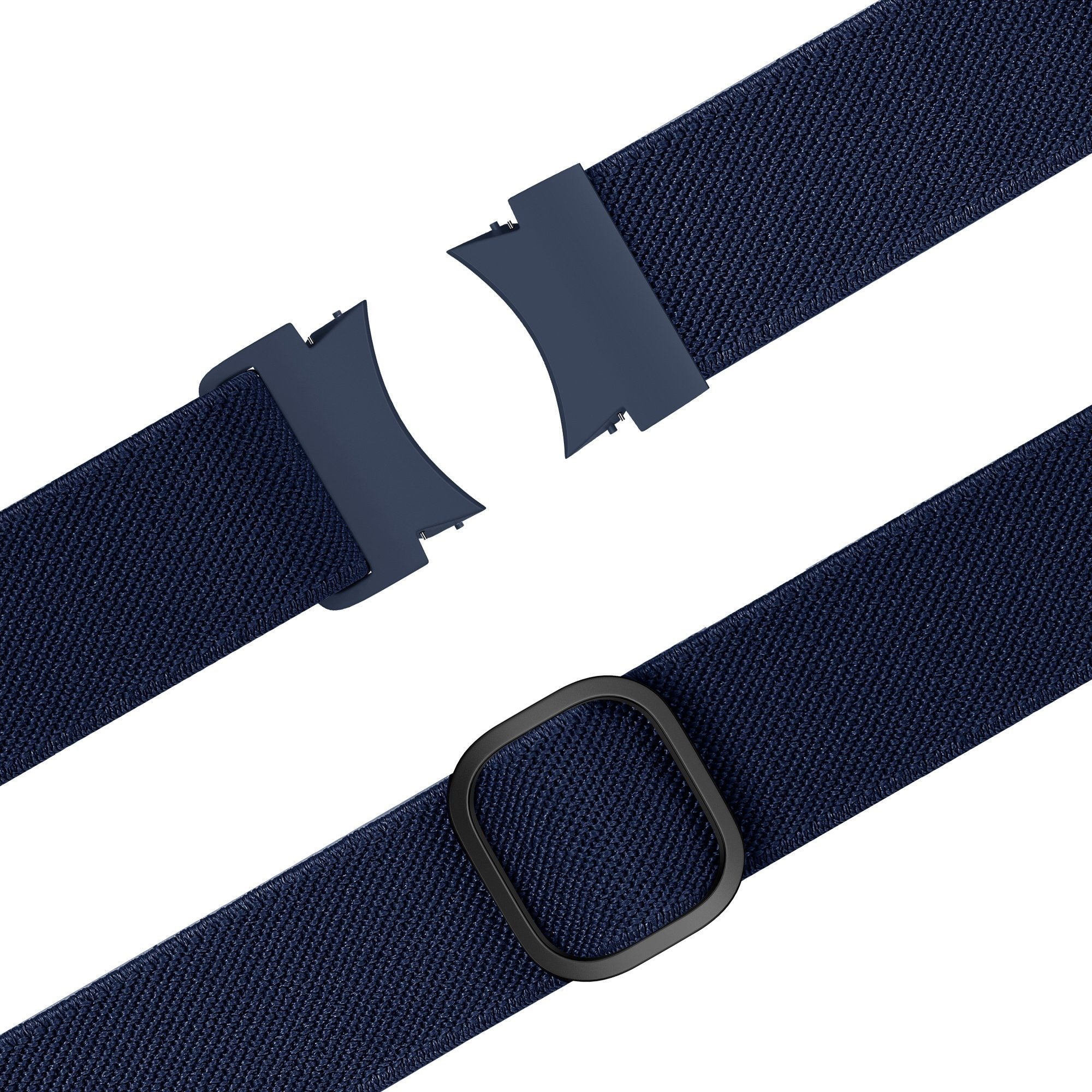 Bandz Samsung Galaxy Watch FE Elastisches Armband 'Easy Fit' (Dunkel Blau)