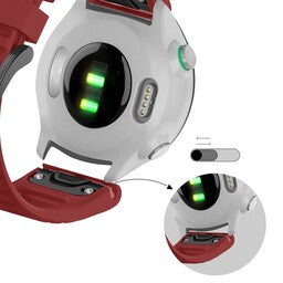 Bandz Correa silicona con hebilla Garmin Instinct E - 45mm (rojo)