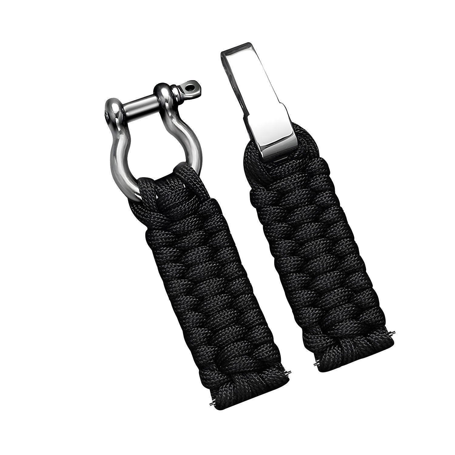 Correa nylon cuerda Honor Watch GS 4 (negro)