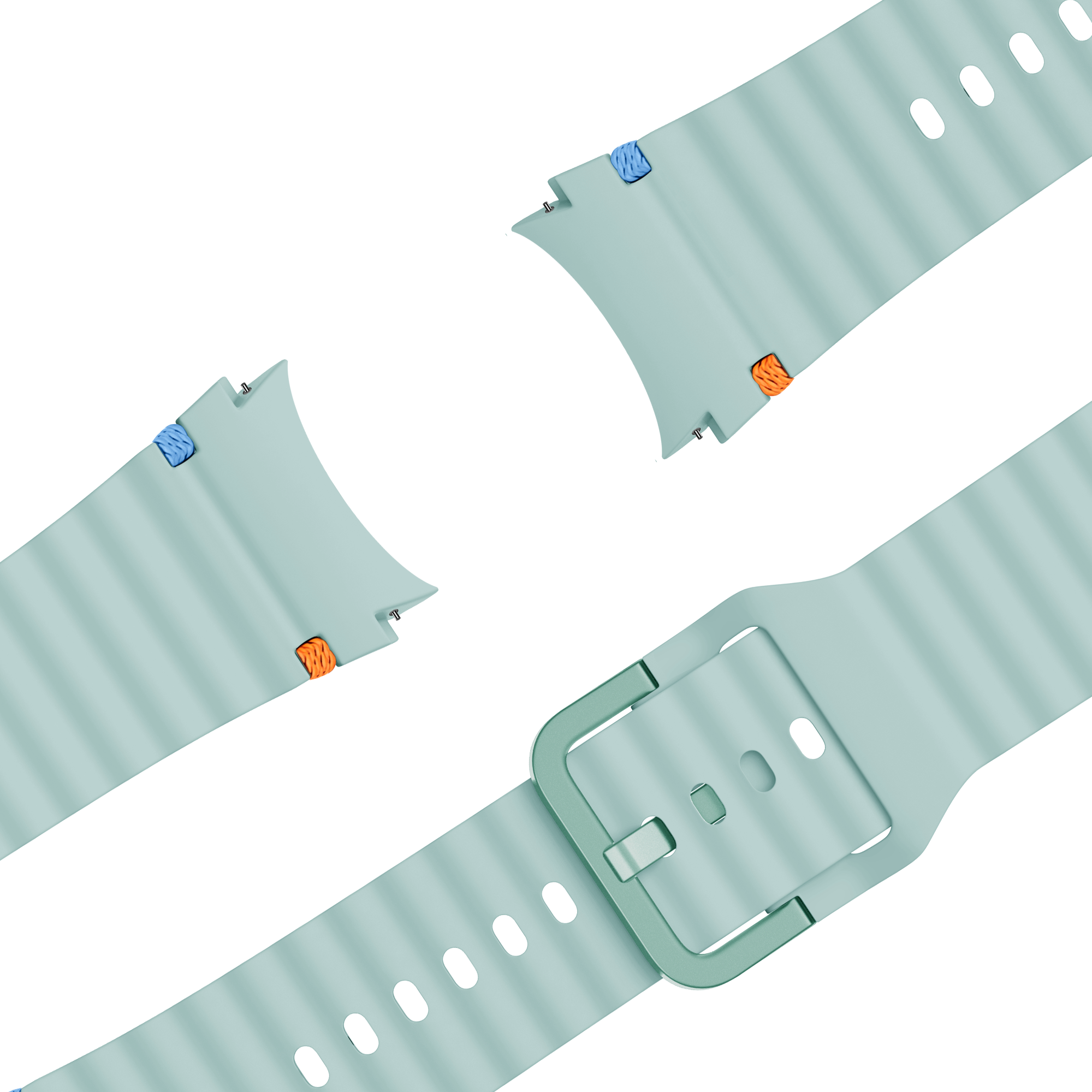 Bandz Samsung Galaxy Watch 6 - 44mm Wave Strap 'Easy Fit' (Mint)